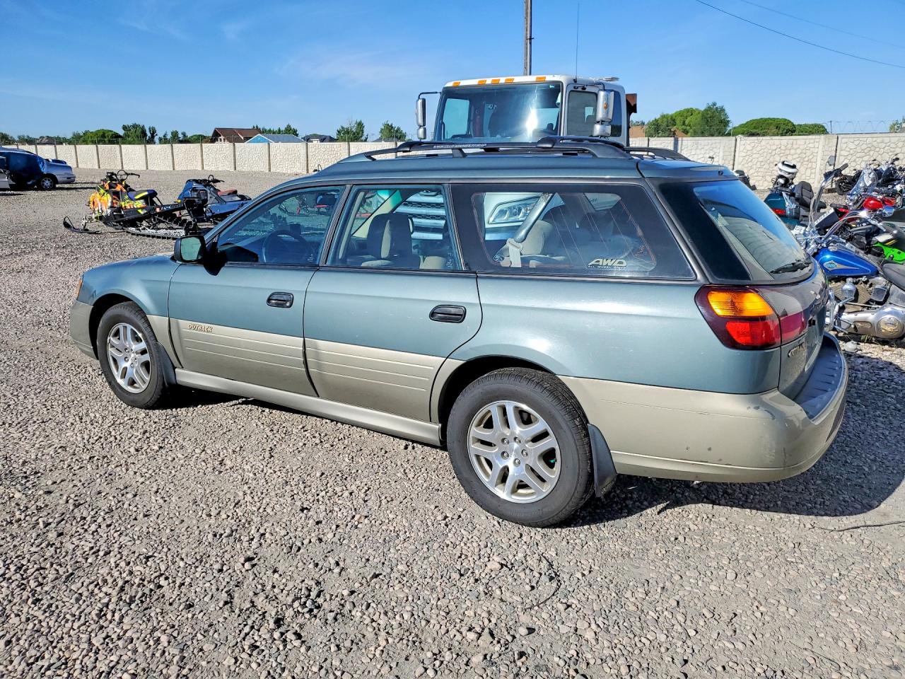 2002 Subaru Legacy Outback Awp Зеленый vin: 4S3BH675527631097