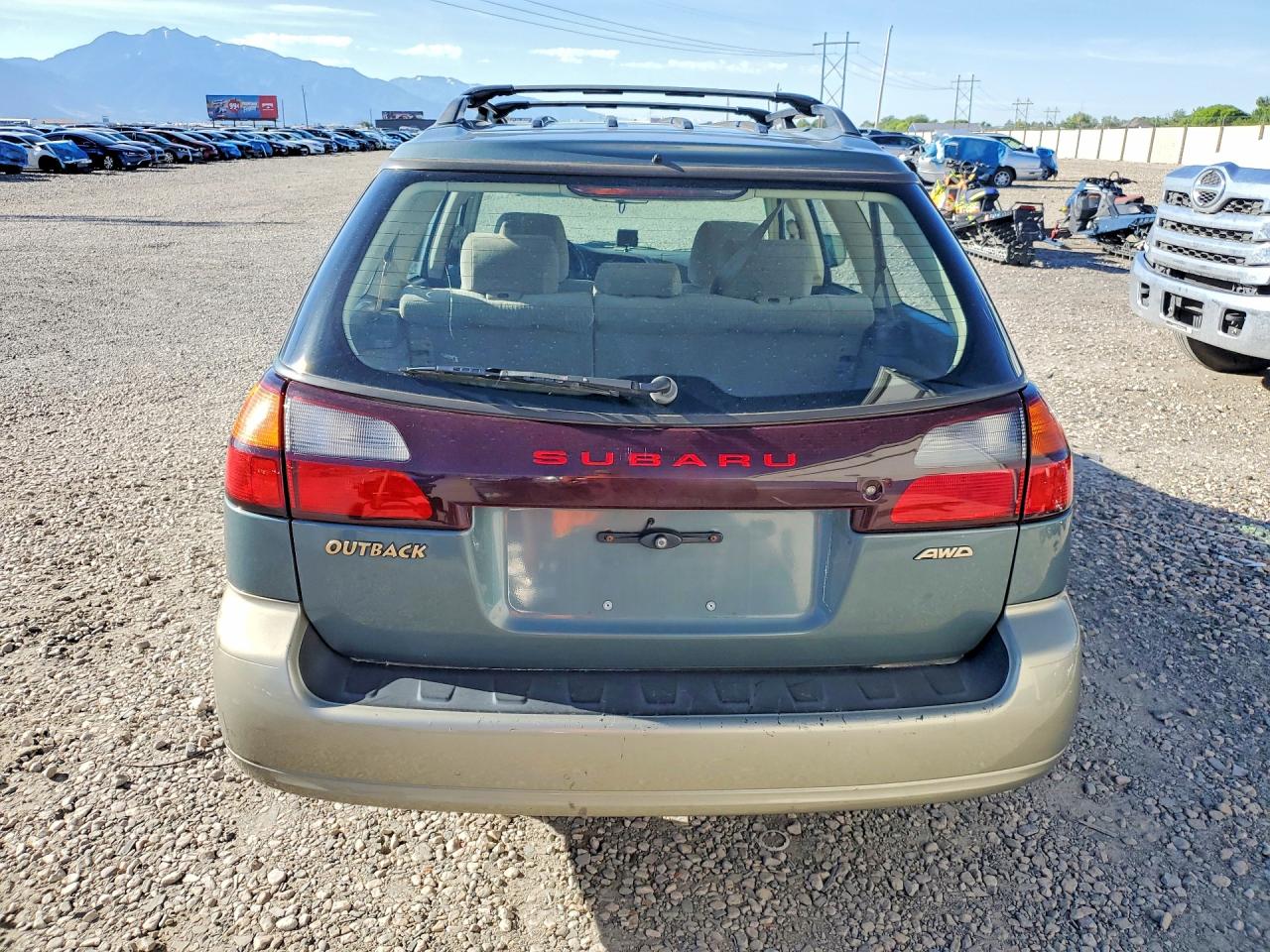 2002 Subaru Legacy Outback Awp Зеленый vin: 4S3BH675527631097