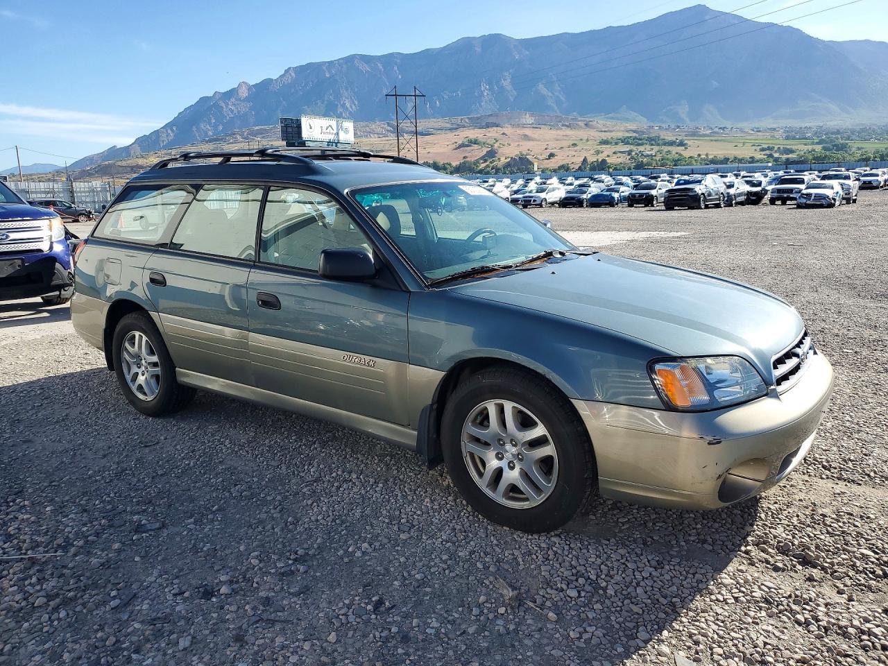 2002 Subaru Legacy Outback Awp Зеленый vin: 4S3BH675527631097
