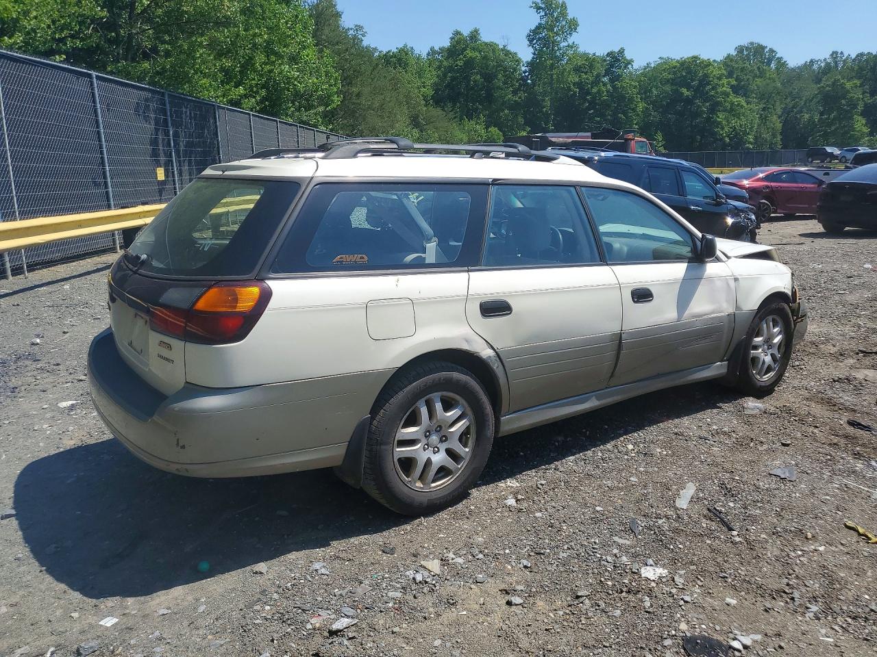 2002 Subaru Legacy White vin: 4S3BH675527659448