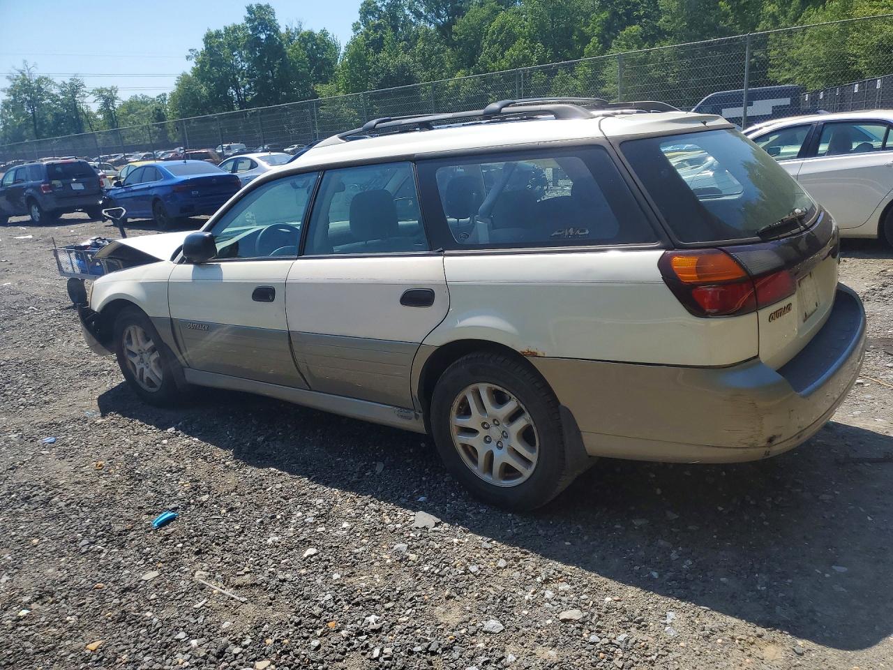 2002 Subaru Legacy White vin: 4S3BH675527659448