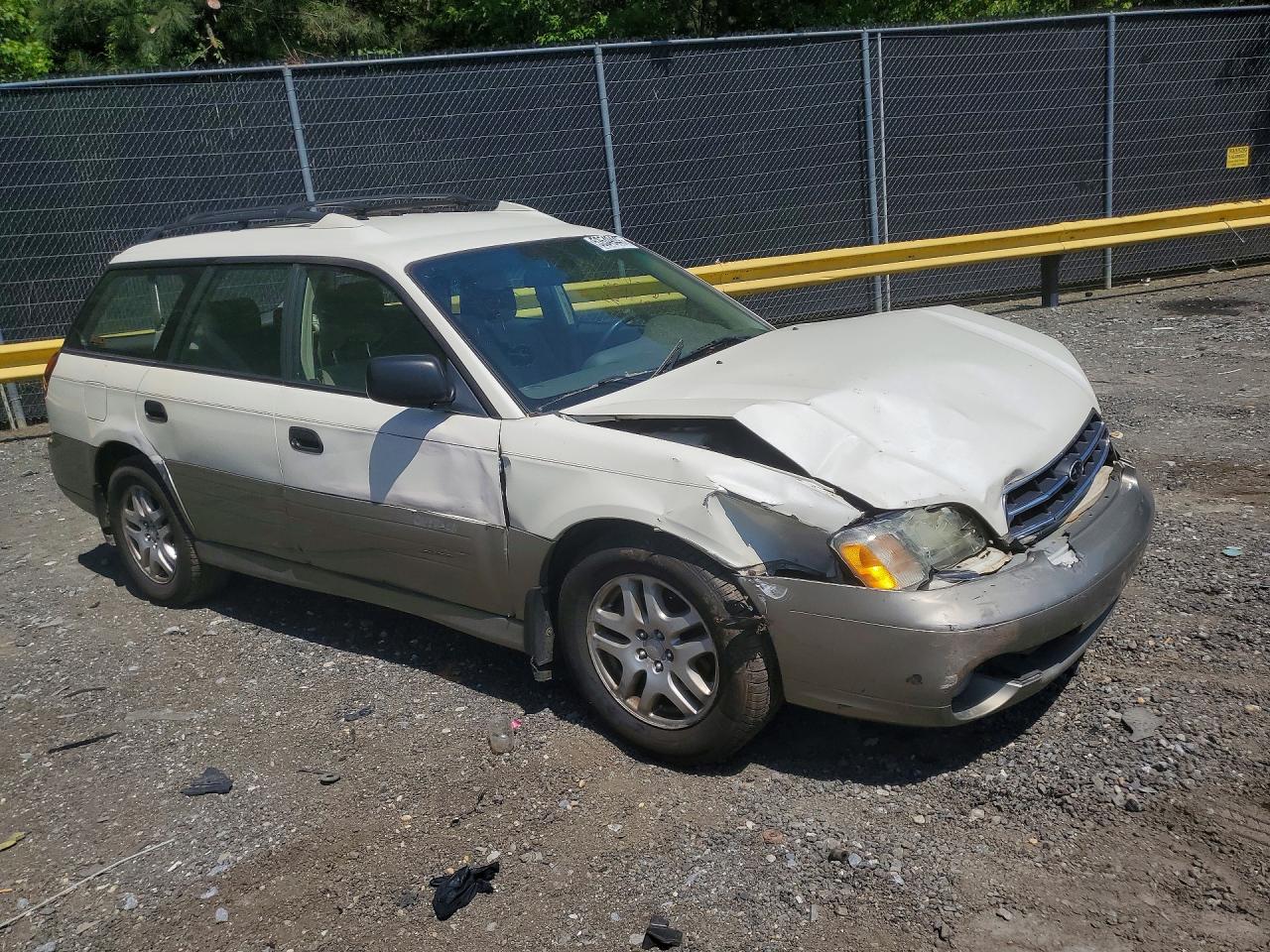 2002 Subaru Legacy White vin: 4S3BH675527659448
