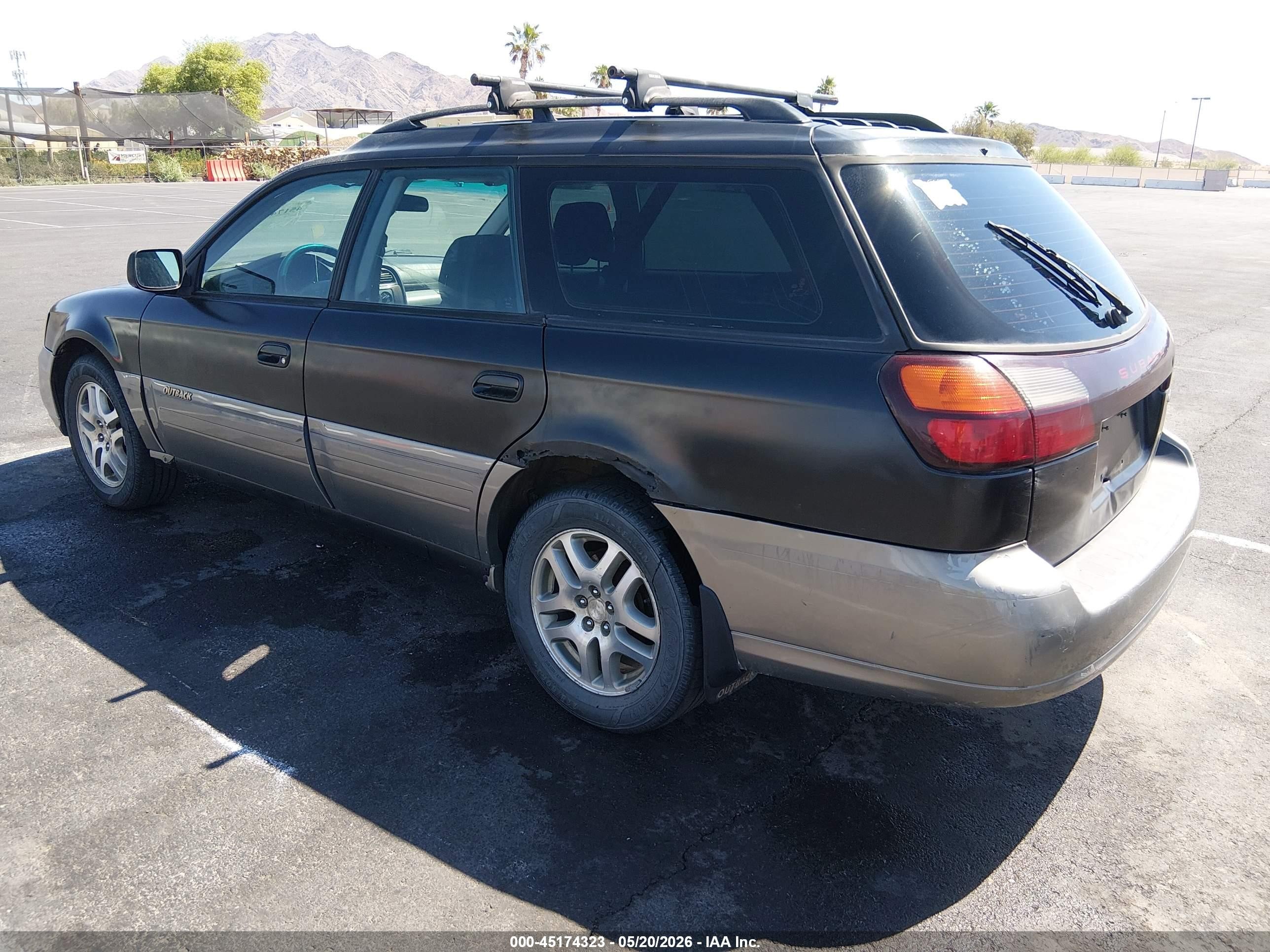 2003 Subaru Outback   Black vin: 4S3BH675536644908
