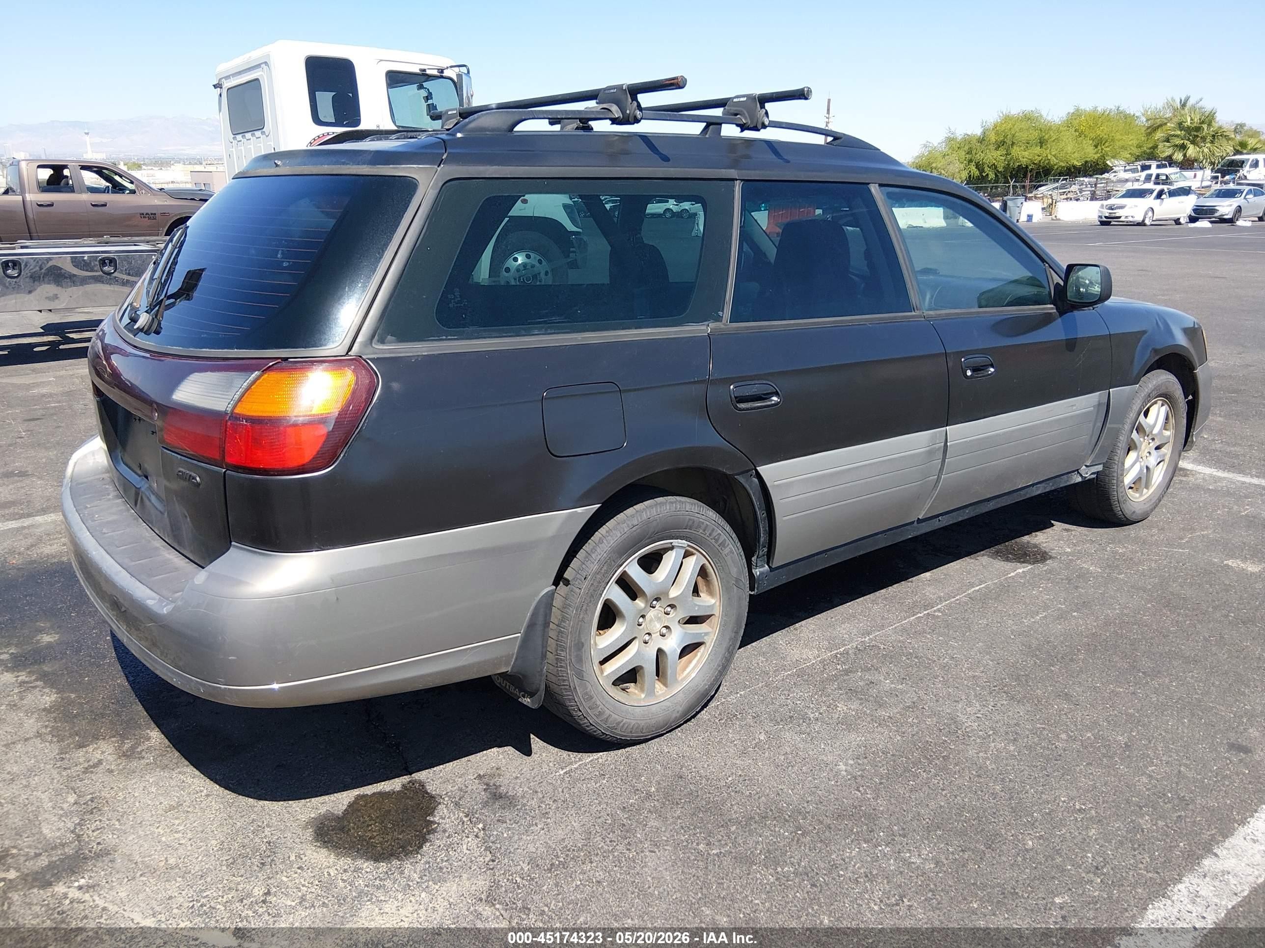2003 Subaru Outback   Black vin: 4S3BH675536644908