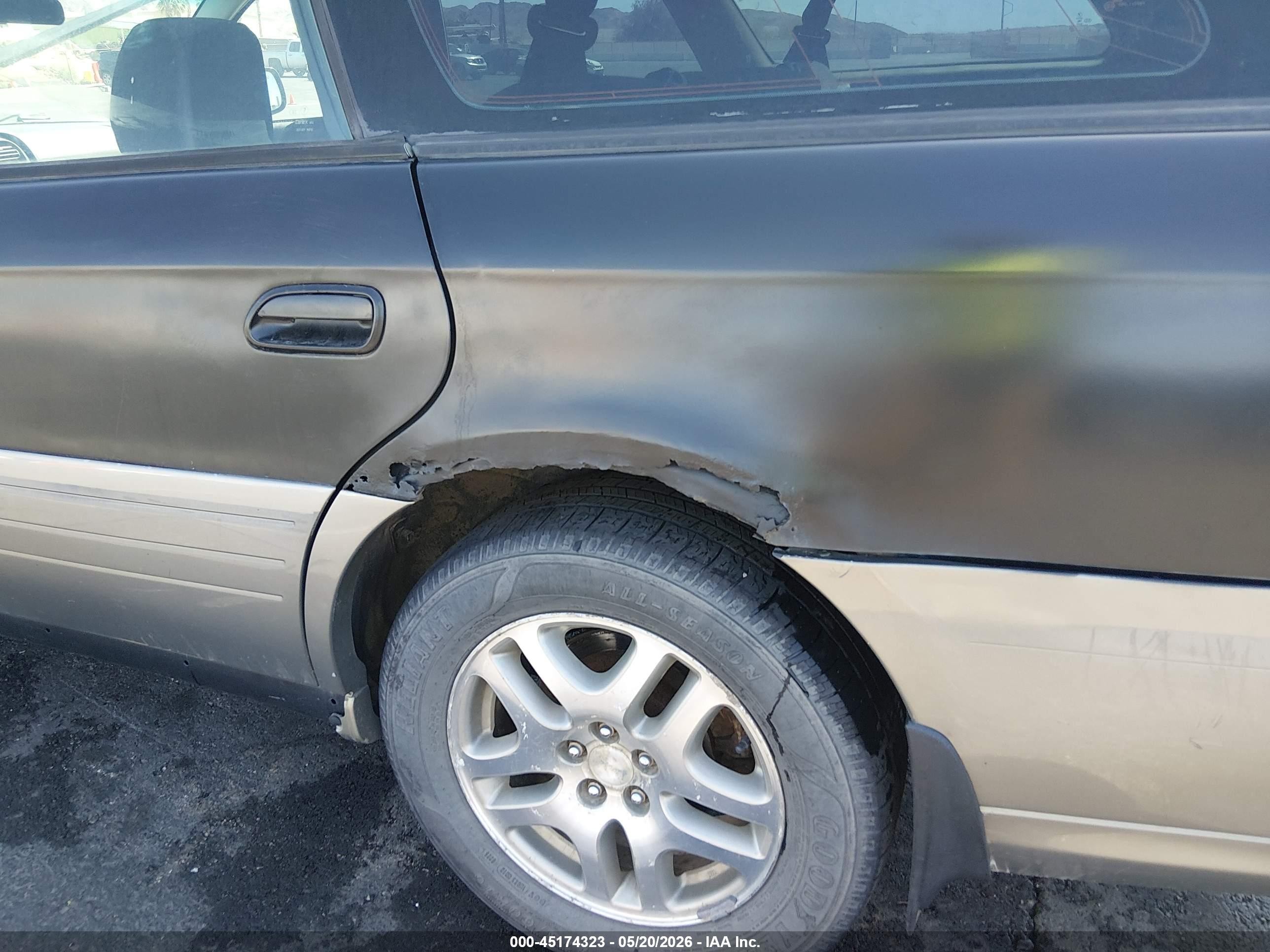 2003 Subaru Outback   Black vin: 4S3BH675536644908