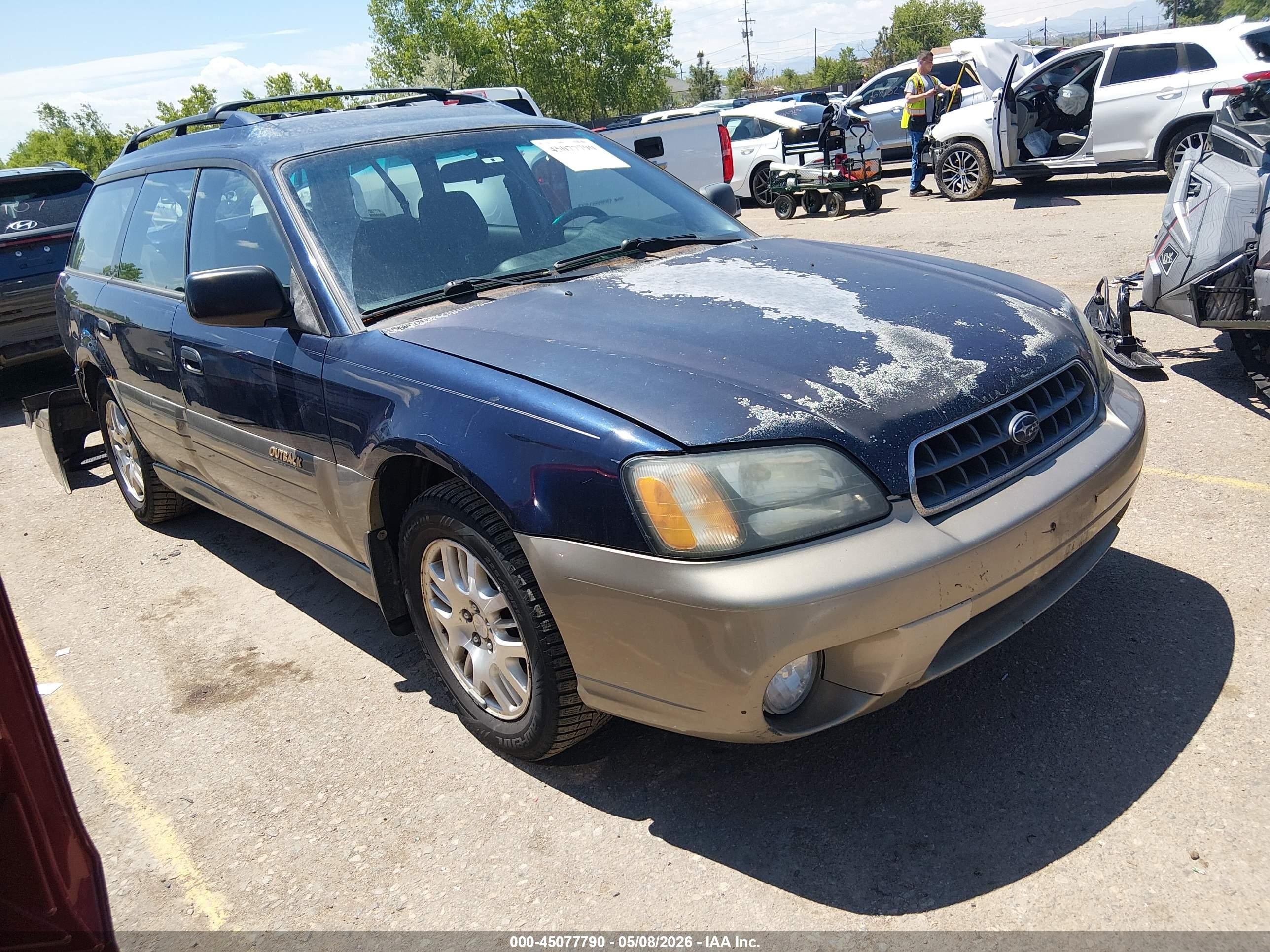 2003 Subaru Outback   Dark Blue vin: 4S3BH675536656377