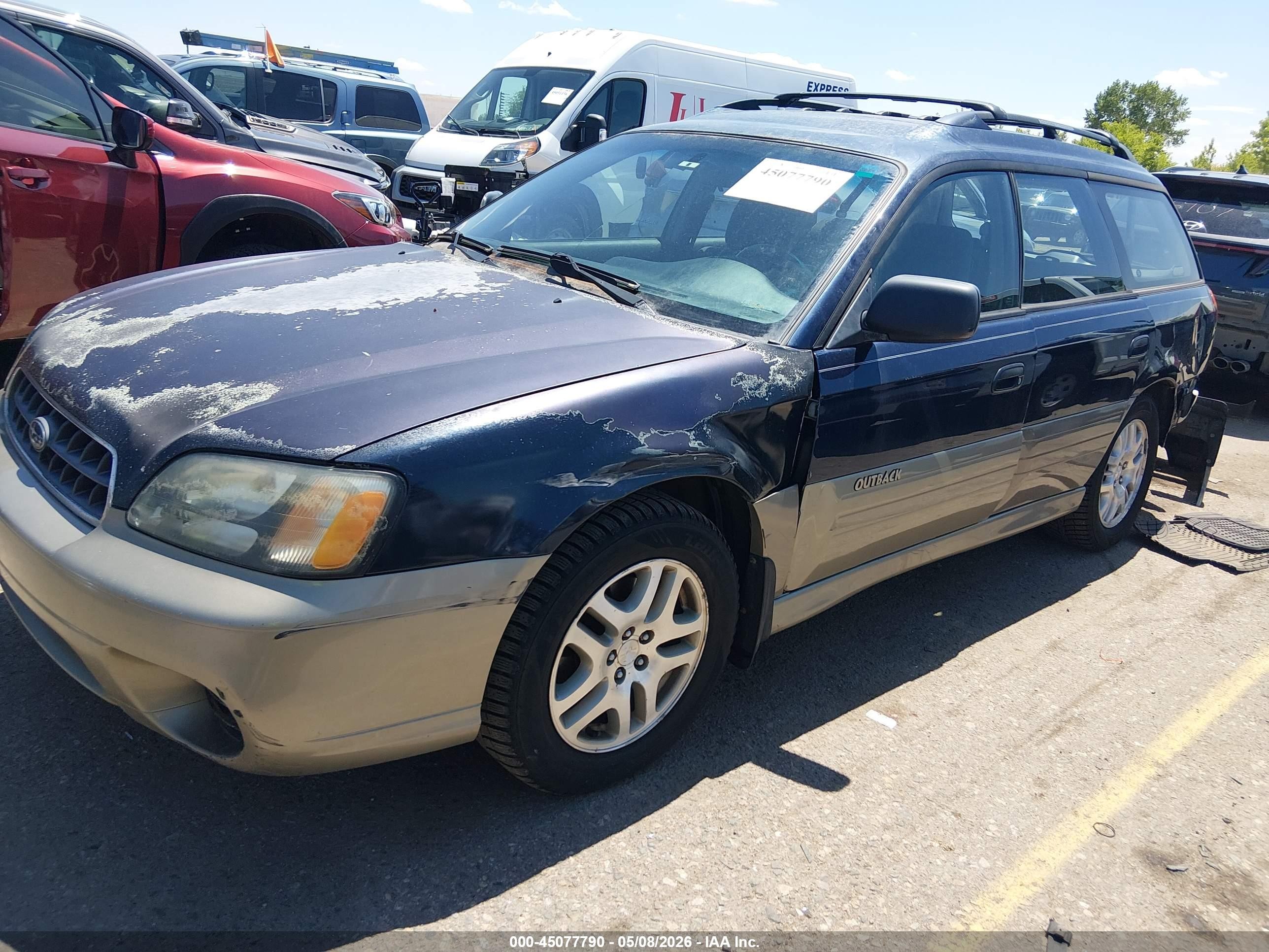 2003 Subaru Outback   Dark Blue vin: 4S3BH675536656377