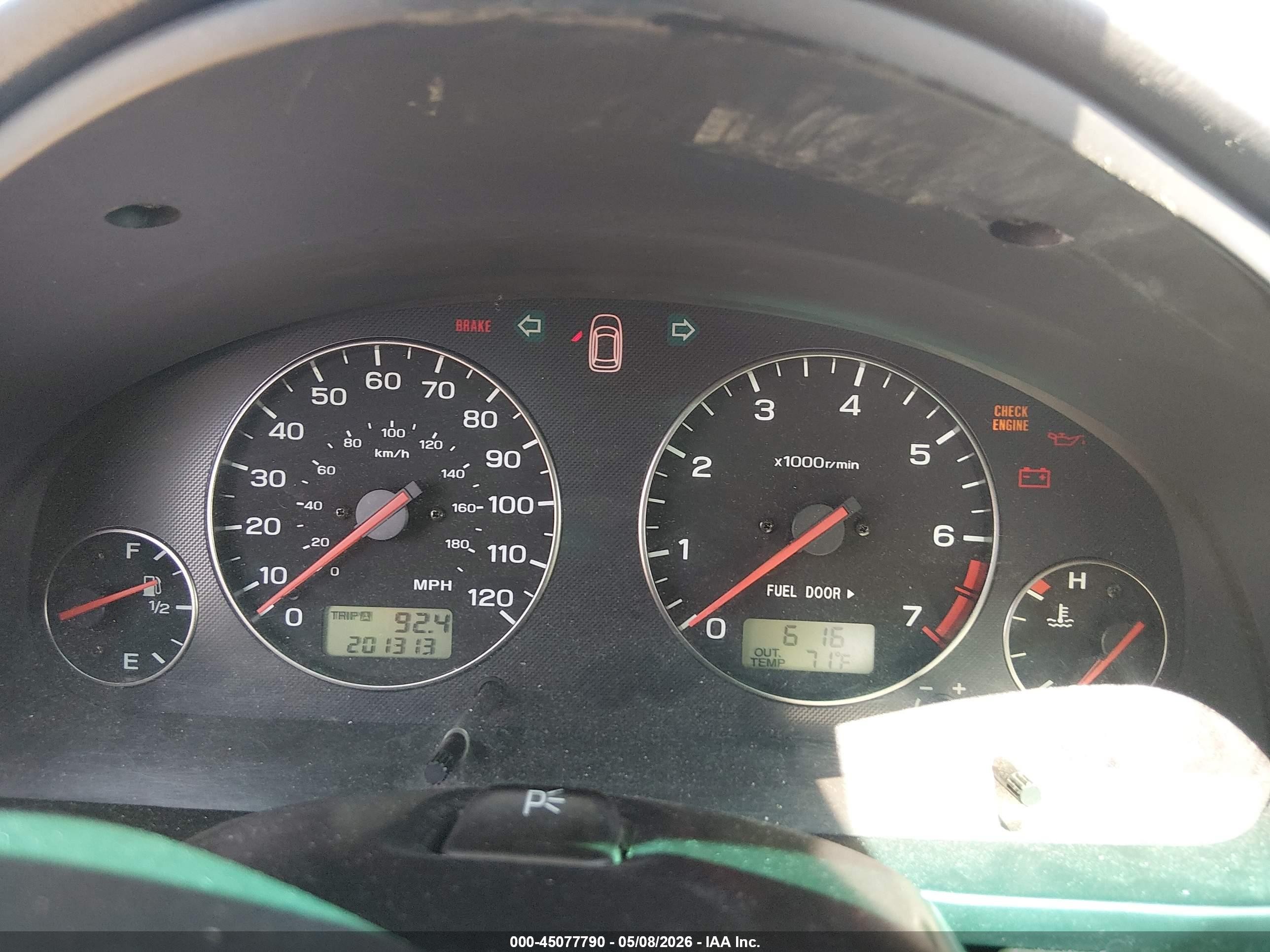 2003 Subaru Outback   Dark Blue vin: 4S3BH675536656377