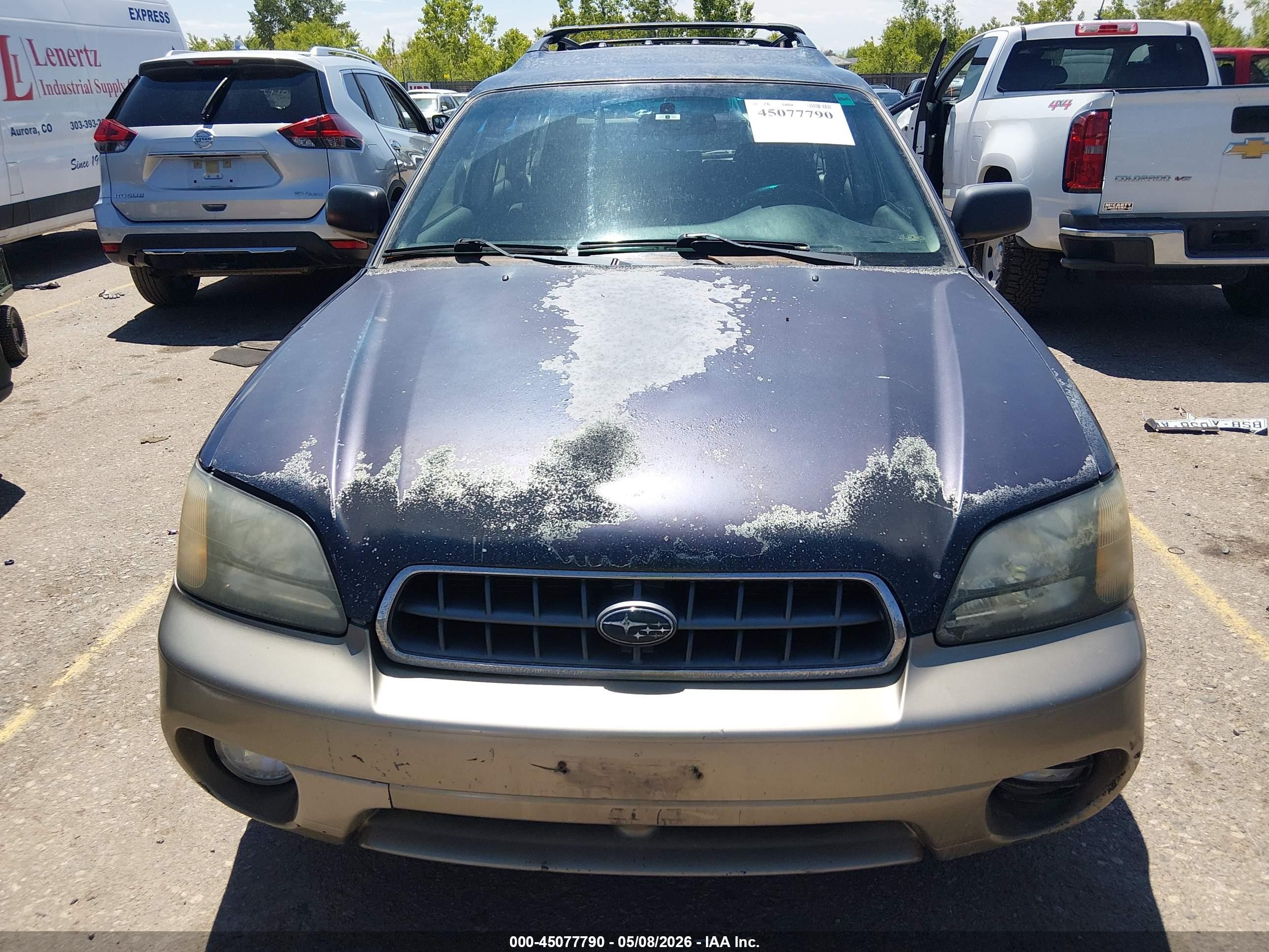 2003 Subaru Outback   Dark Blue vin: 4S3BH675536656377