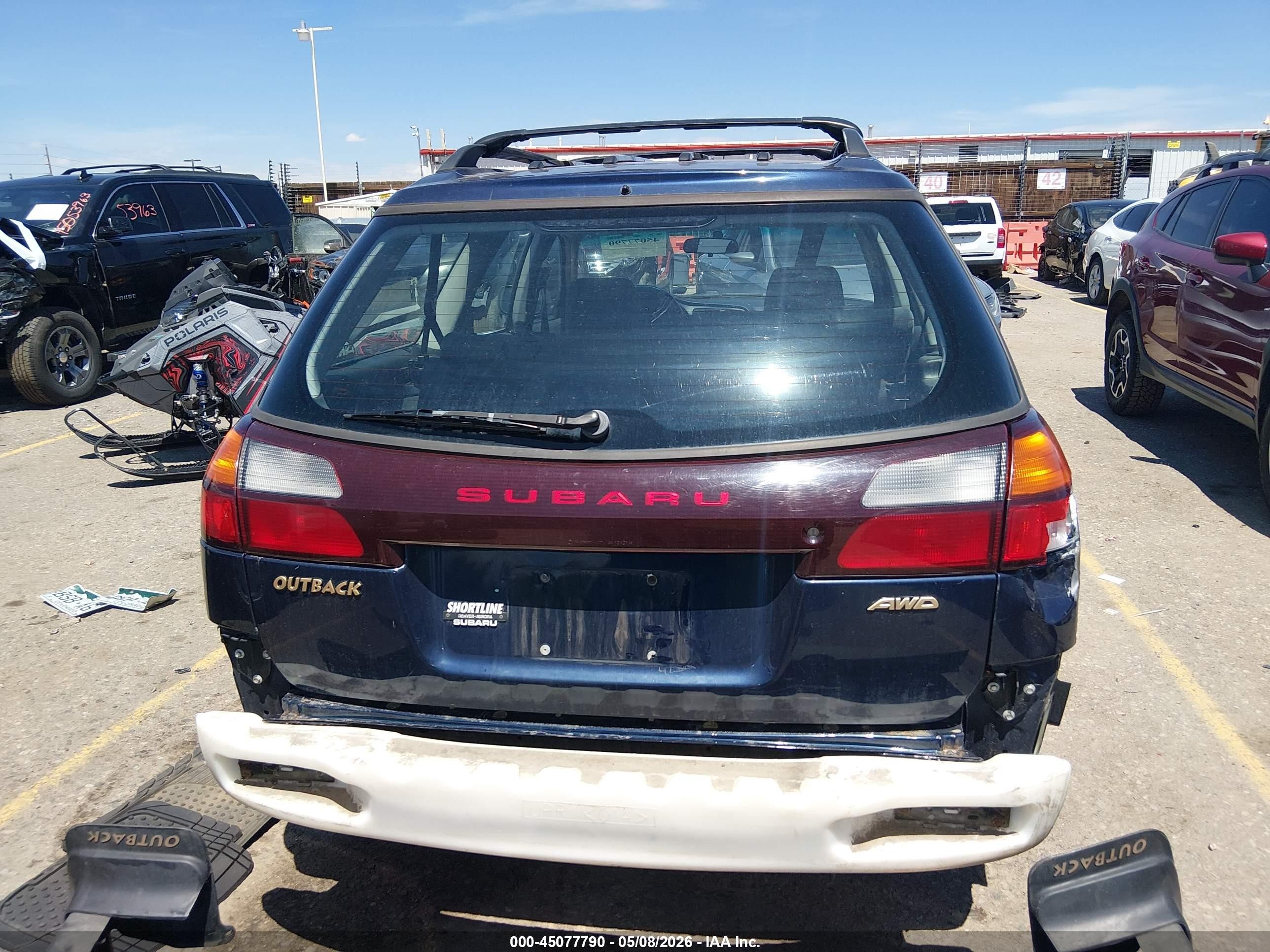 2003 Subaru Outback   Dark Blue vin: 4S3BH675536656377