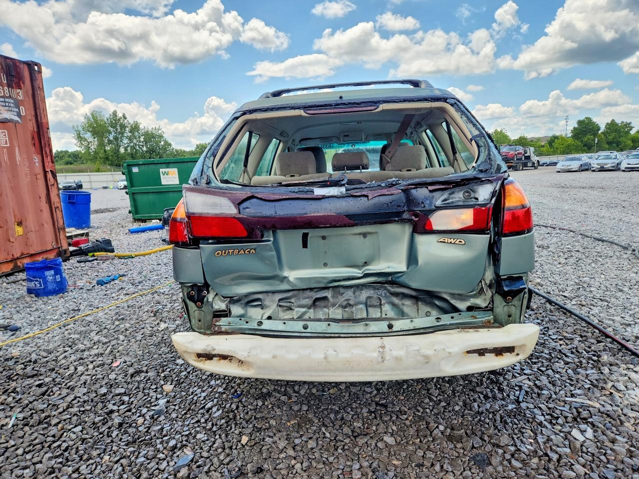 2003 Subaru Legacy Outback Awp Tan vin: 4S3BH675537605987