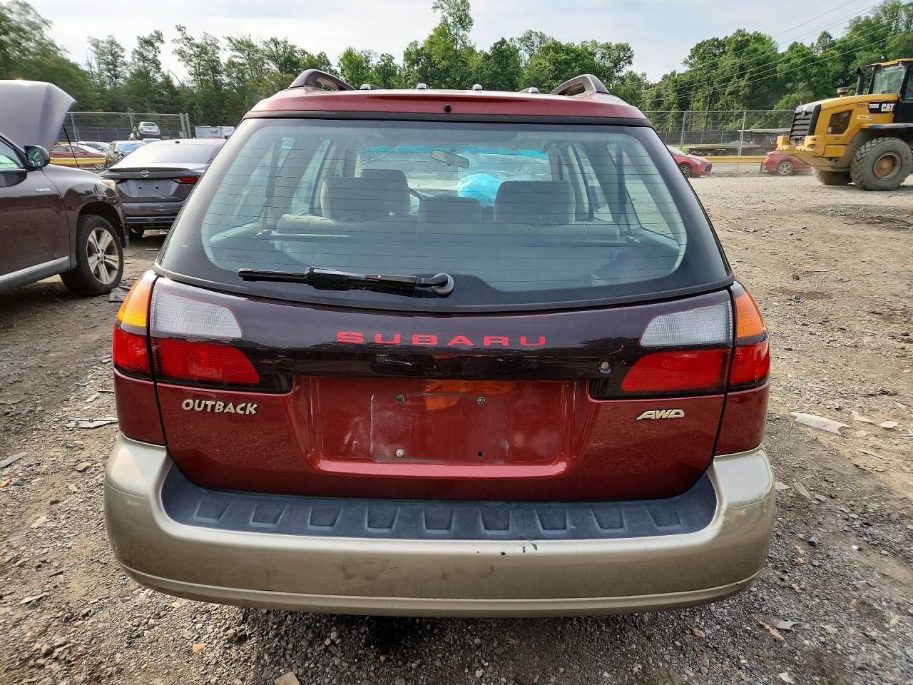 2003 Subaru Legacy Outback Awp Burgundy vin: 4S3BH675537617704