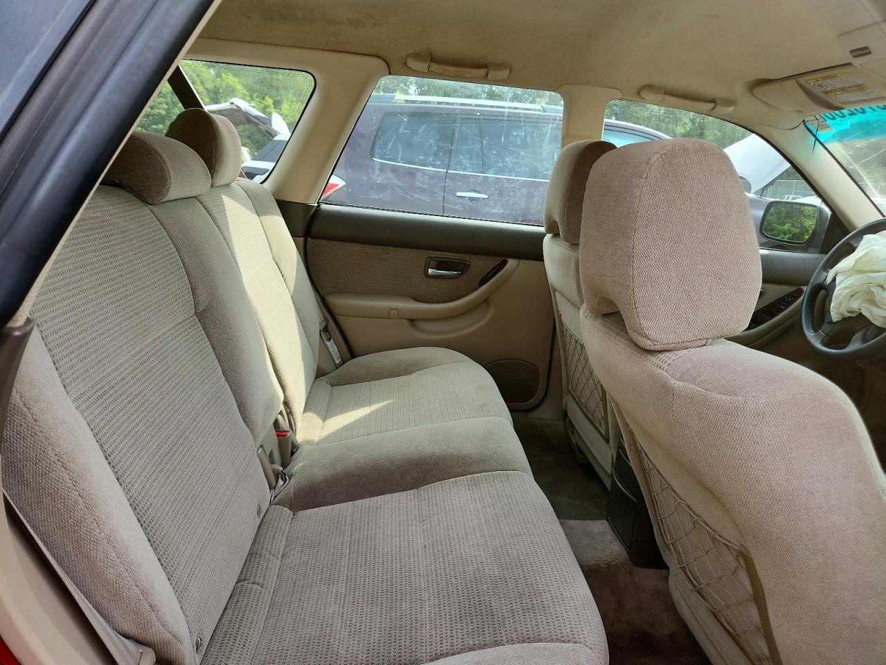 2003 Subaru Legacy Outback Awp Burgundy vin: 4S3BH675537617704