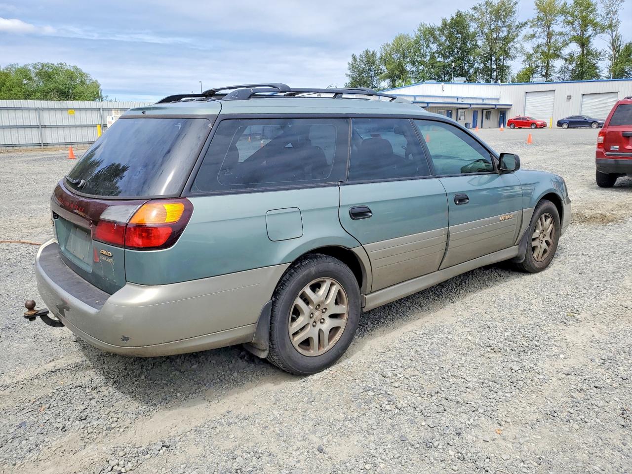 2003 Subaru Legacy Outback Awp Green vin: 4S3BH675537634454