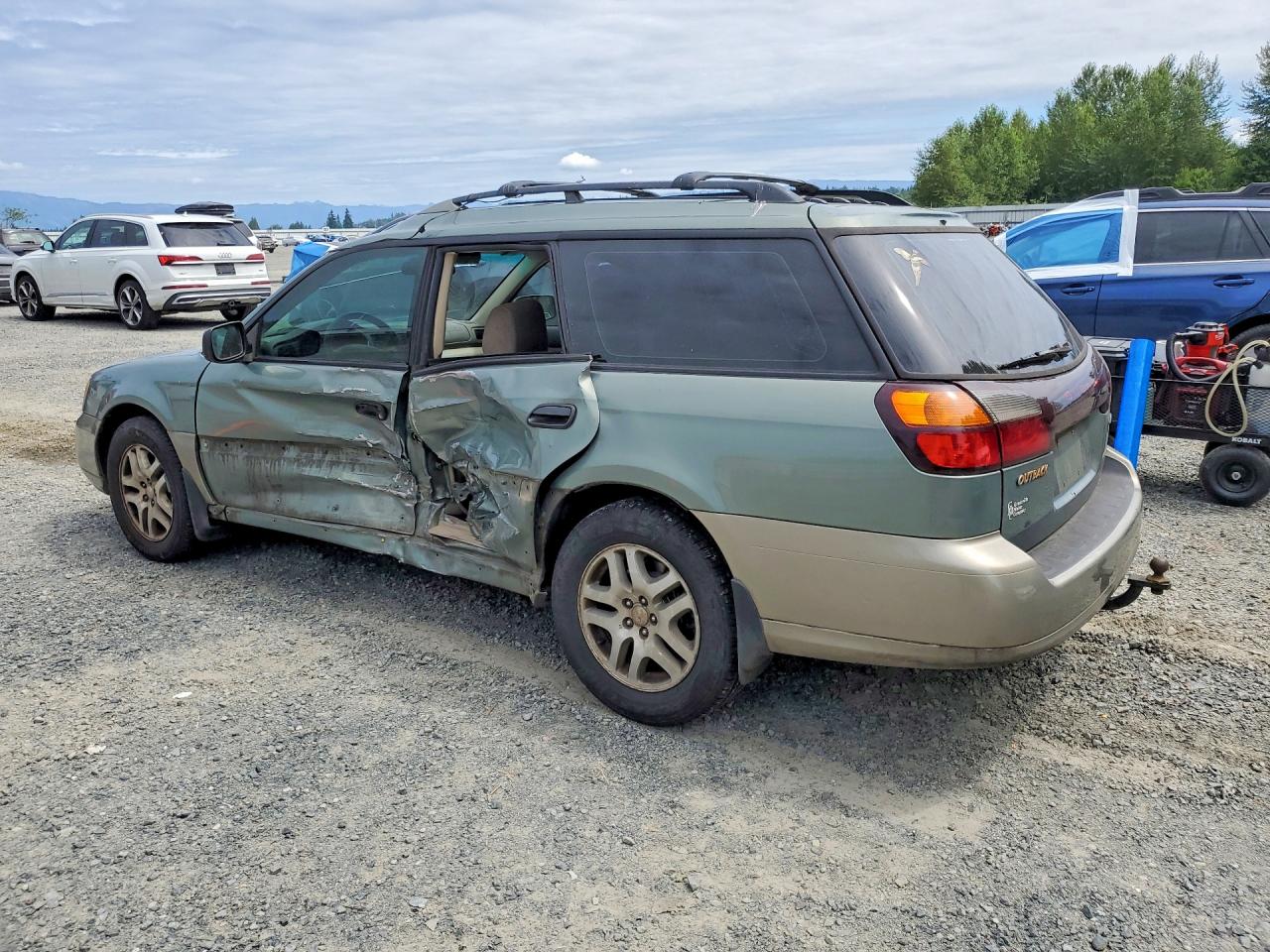 2003 Subaru Legacy Outback Awp Green vin: 4S3BH675537634454
