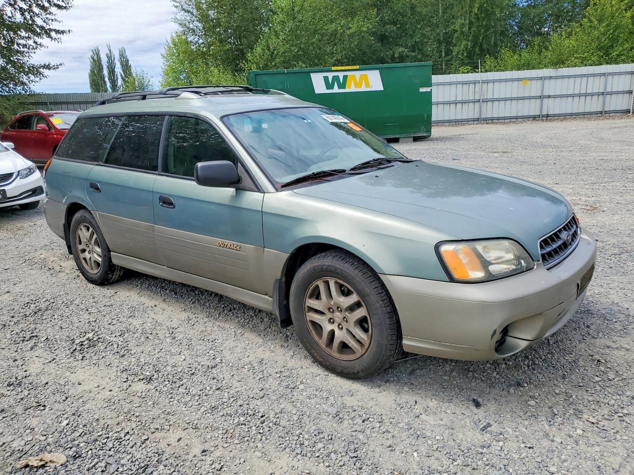 2003 Subaru Legacy Outback Awp Green vin: 4S3BH675537634454