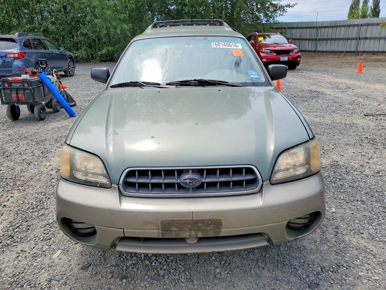2003 Subaru Legacy Outback Awp Green vin: 4S3BH675537634454