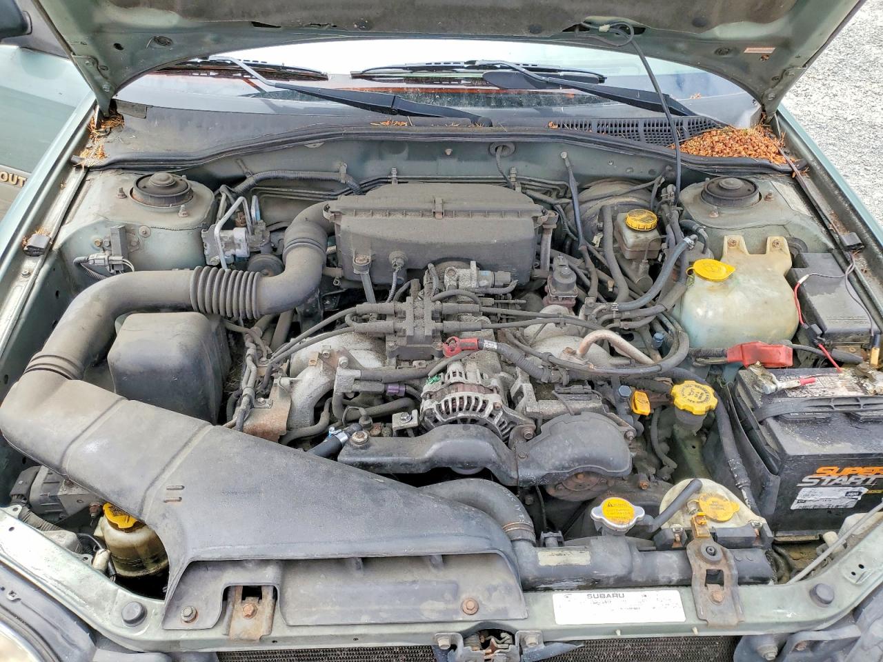 2003 Subaru Legacy Outback Awp Green vin: 4S3BH675537634454