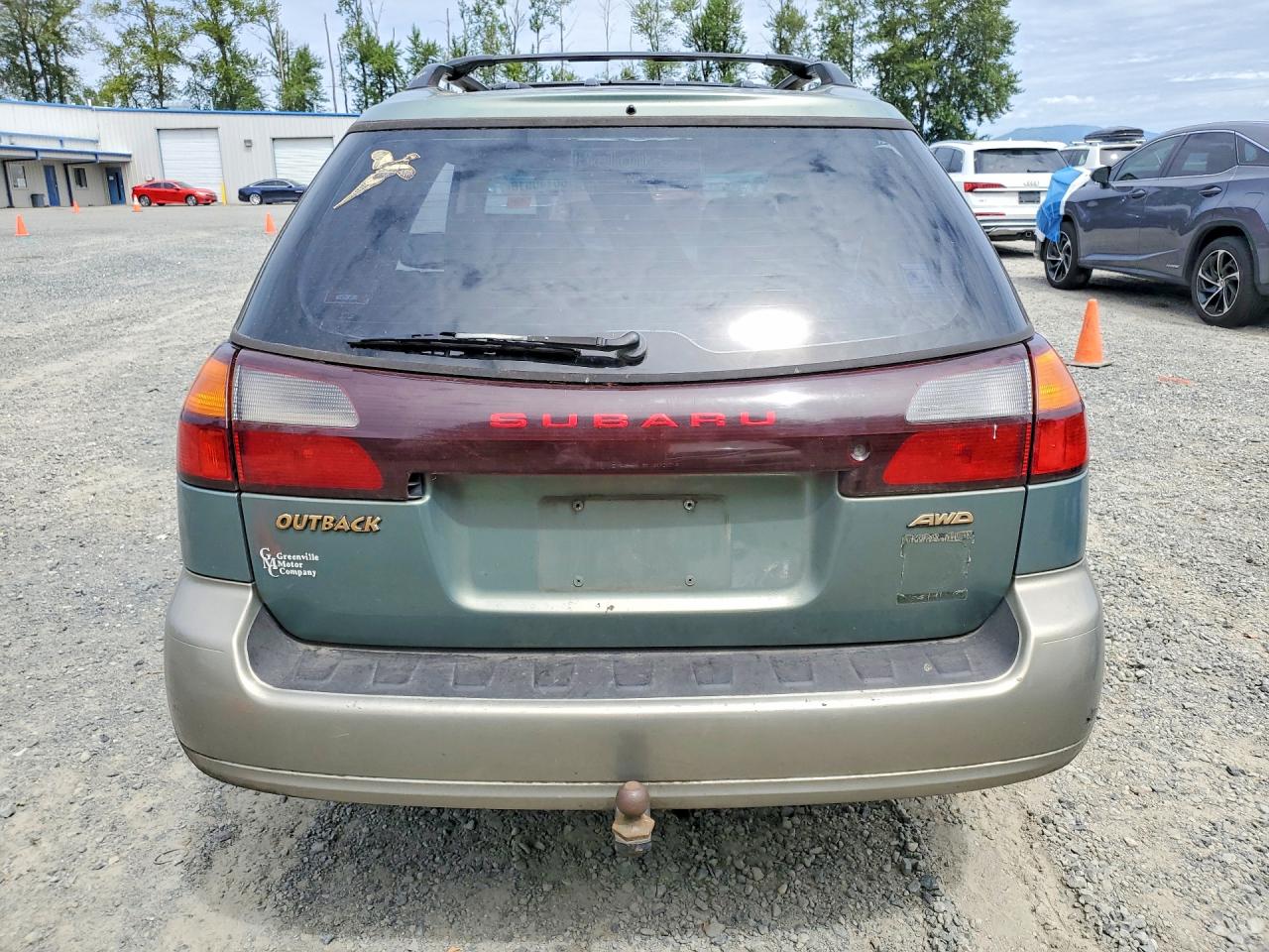 2003 Subaru Legacy Outback Awp Green vin: 4S3BH675537634454