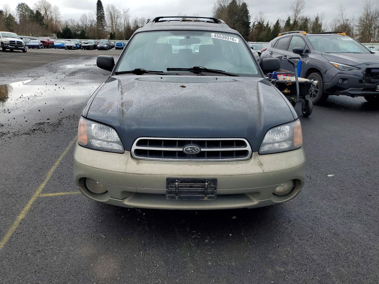 2002 Subaru Legacy Outback Awp Blue vin: 4S3BH675627603826
