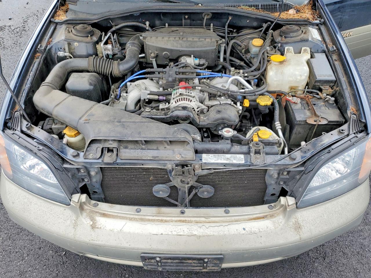 2002 Subaru Legacy Outback Awp Blue vin: 4S3BH675627603826