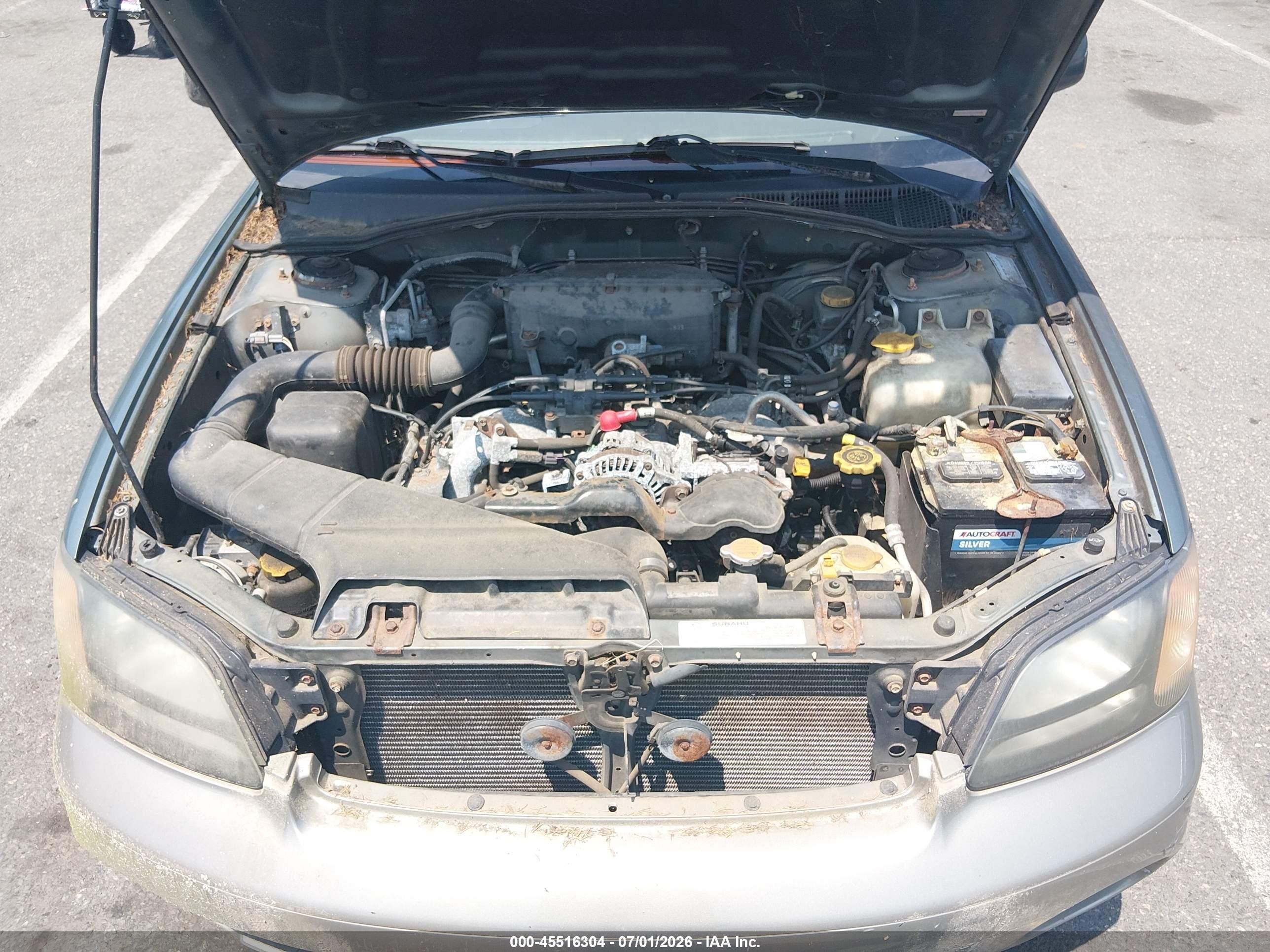 2002 Subaru Outback   Green vin: 4S3BH675627616379