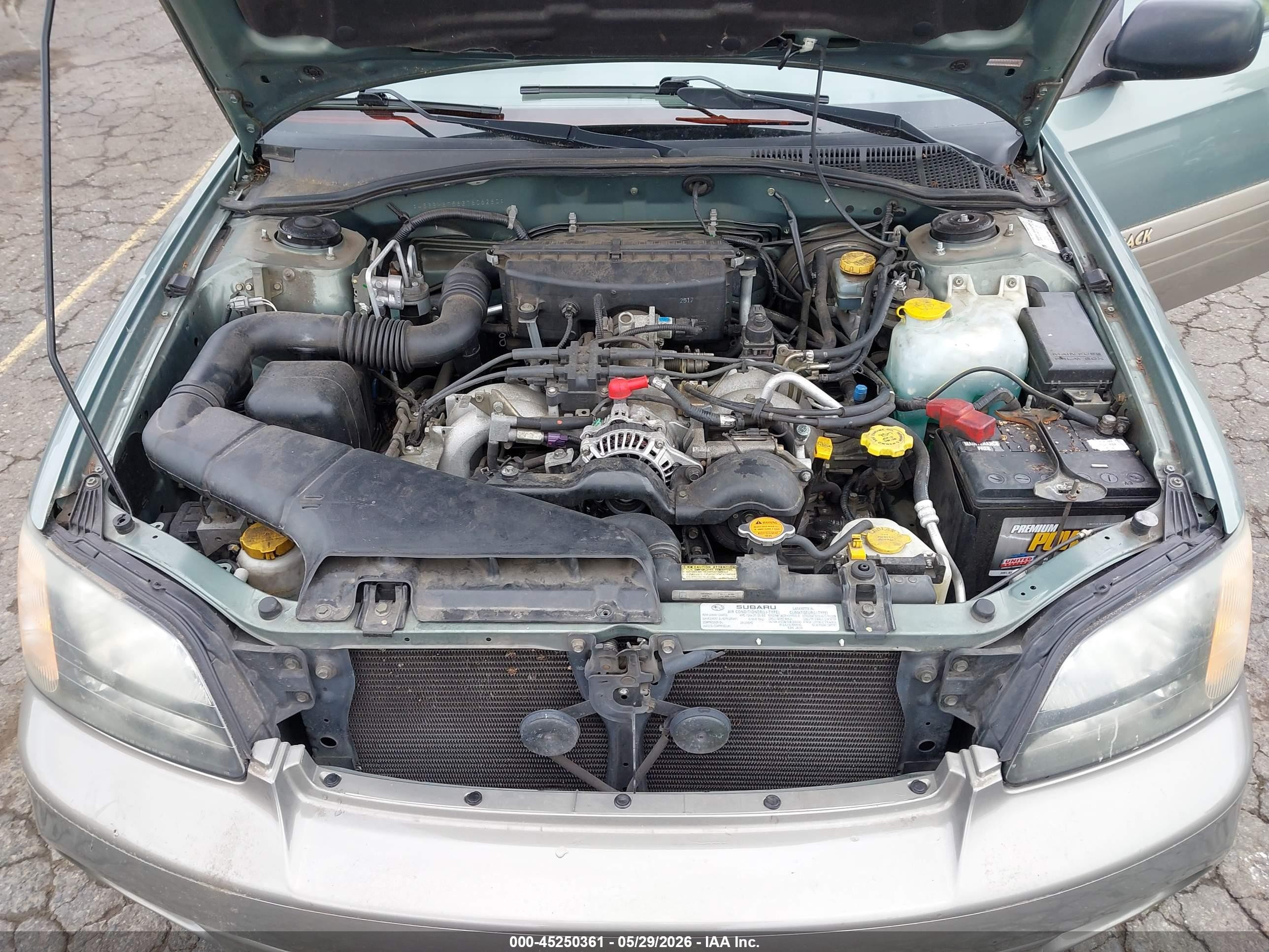 2003 Subaru Legacy Outback Green vin: 4S3BH675637606260
