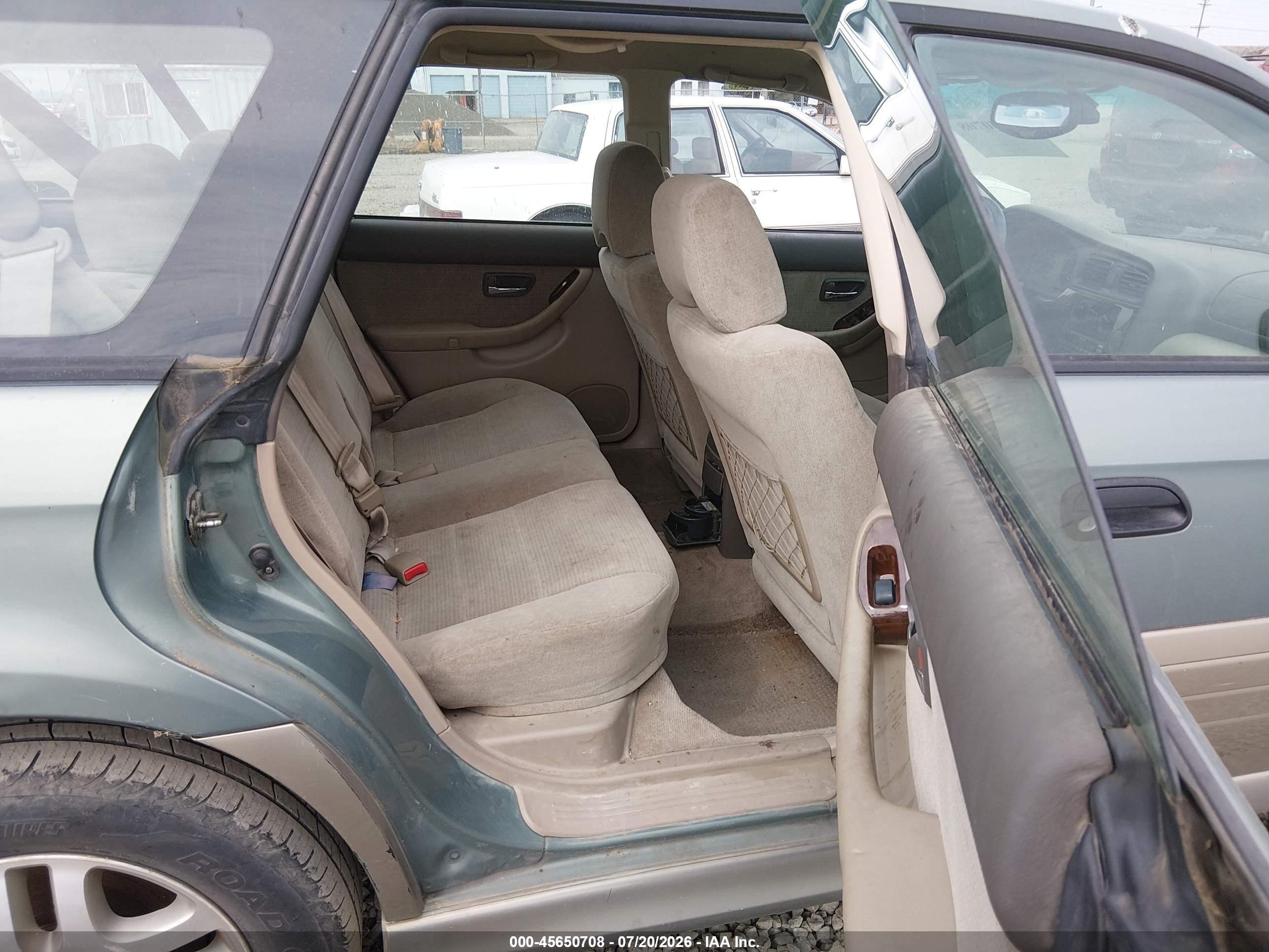 2003 Subaru Outback   Зеленый vin: 4S3BH675637608252