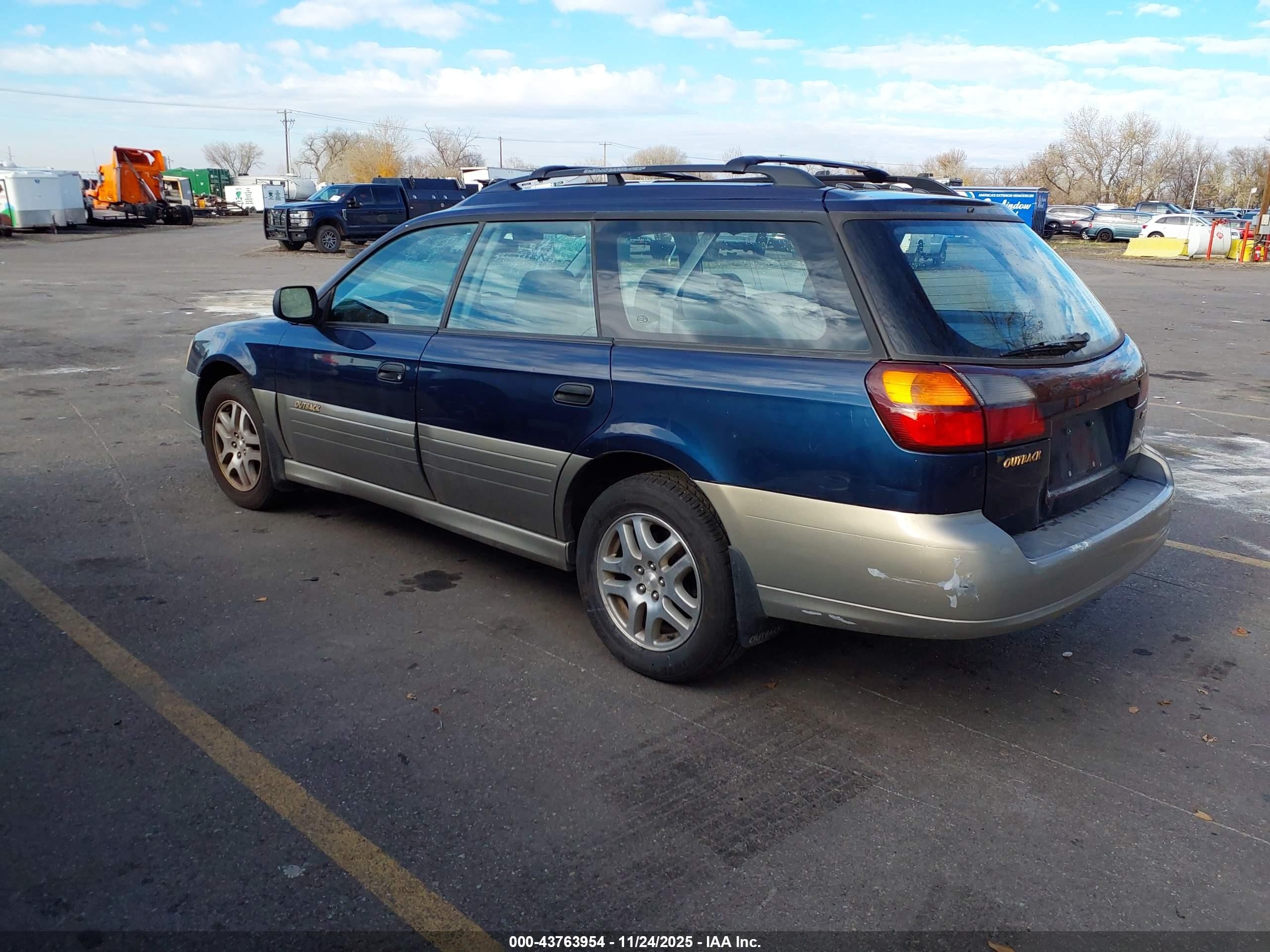 2003 Subaru Outback   Синий vin: 4S3BH675637620000