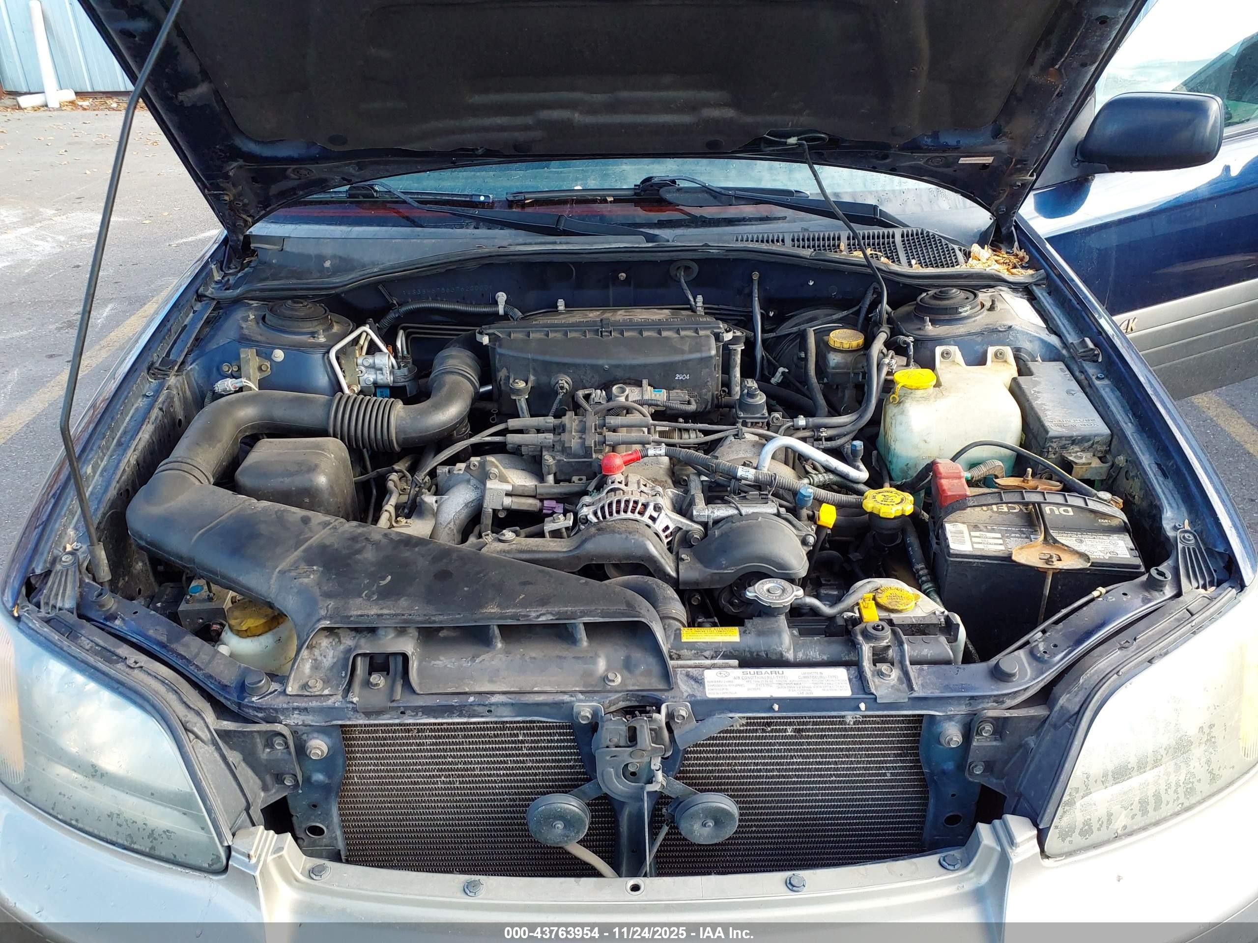 2003 Subaru Outback   Синий vin: 4S3BH675637620000