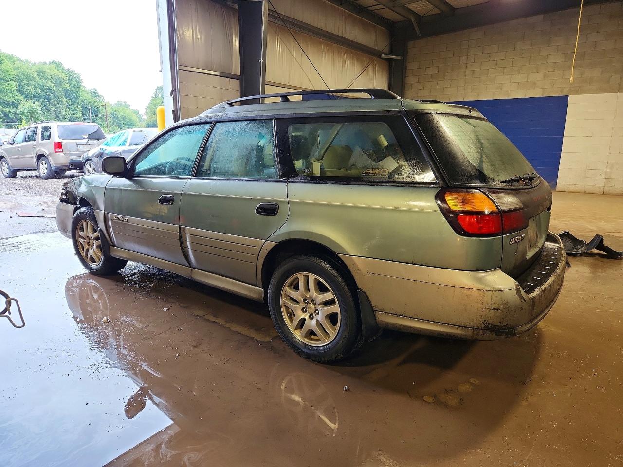 2003 Subaru Legacy Outback Awp Teal vin: 4S3BH675637653823