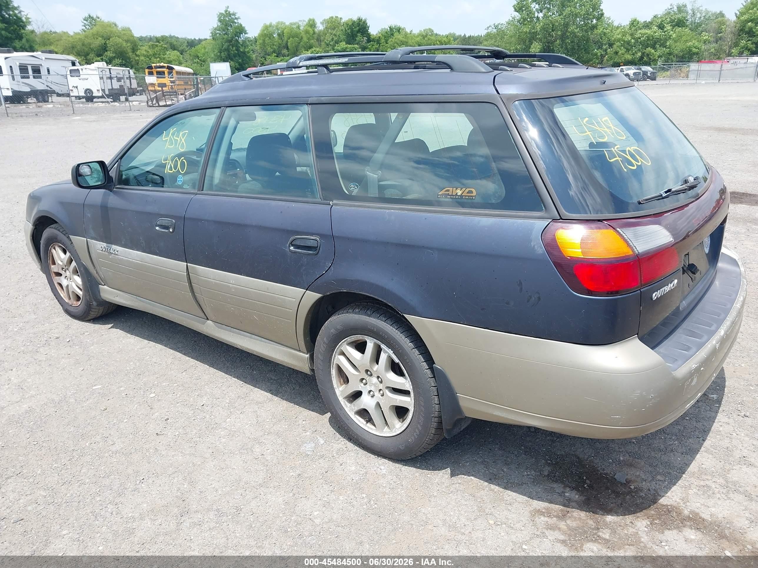 2004 Subaru Outback   Blue vin: 4S3BH675647631239