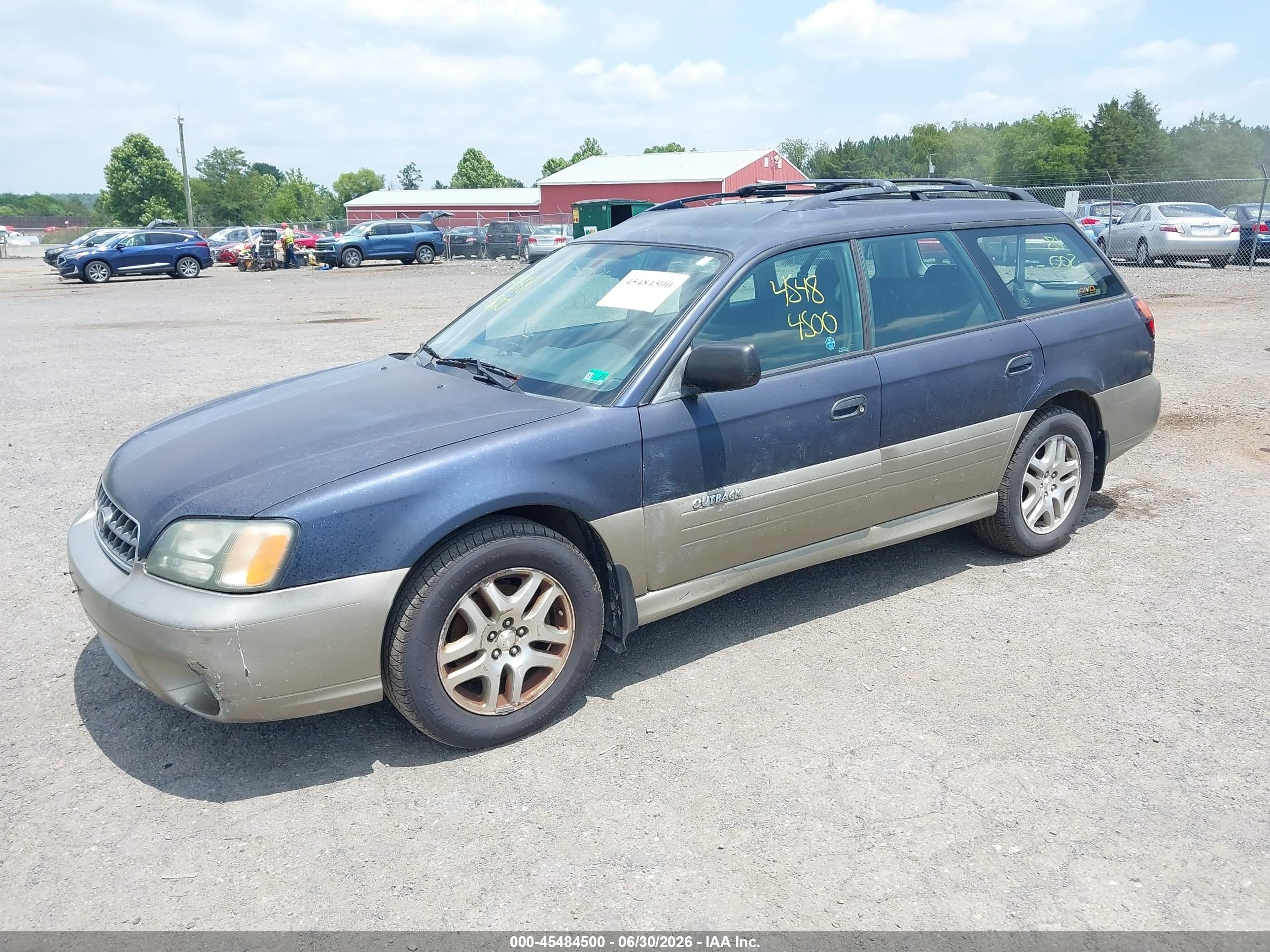 2004 Subaru Outback   Blue vin: 4S3BH675647631239