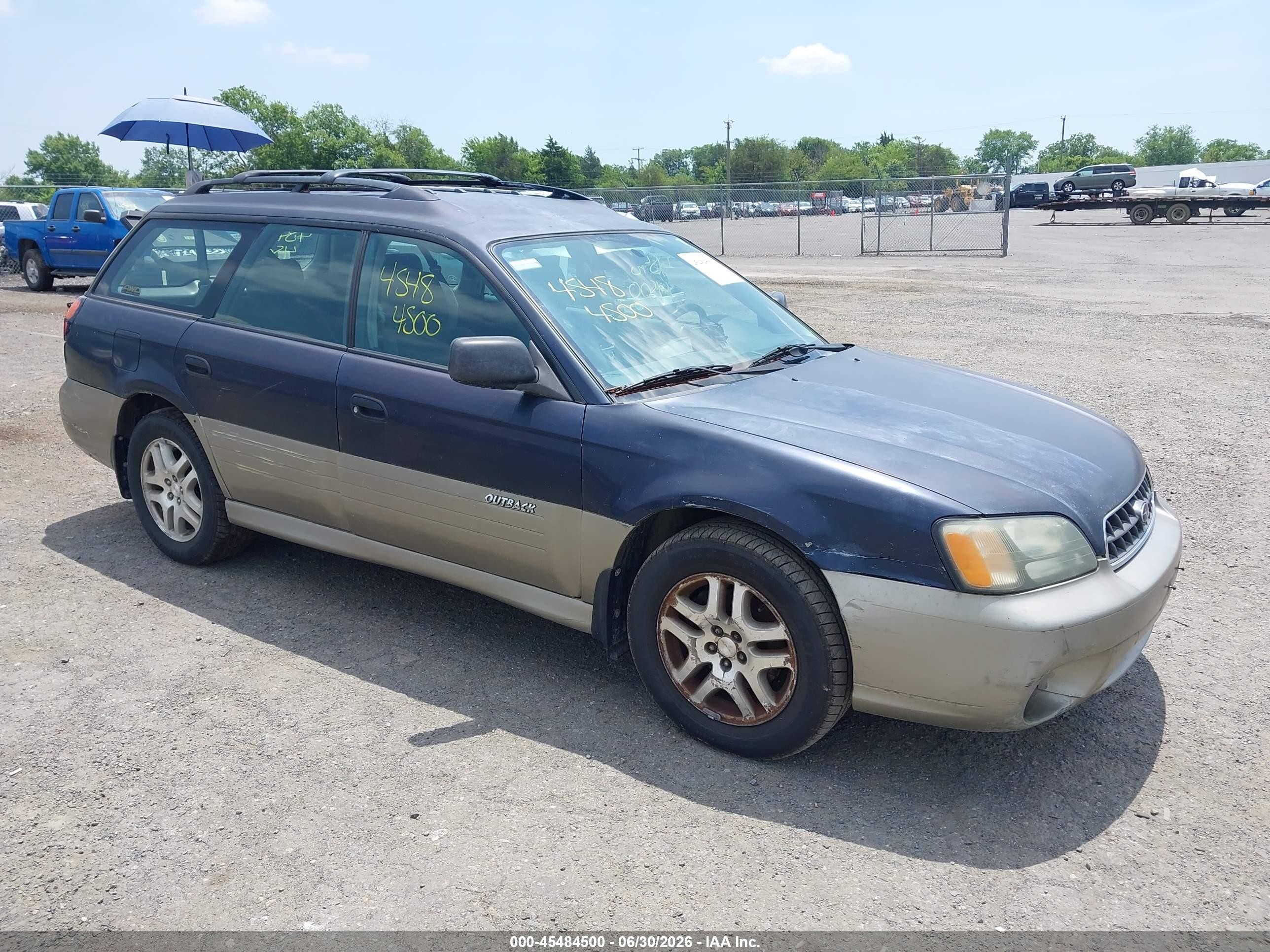 2004 Subaru Outback   Синий vin: 4S3BH675647631239