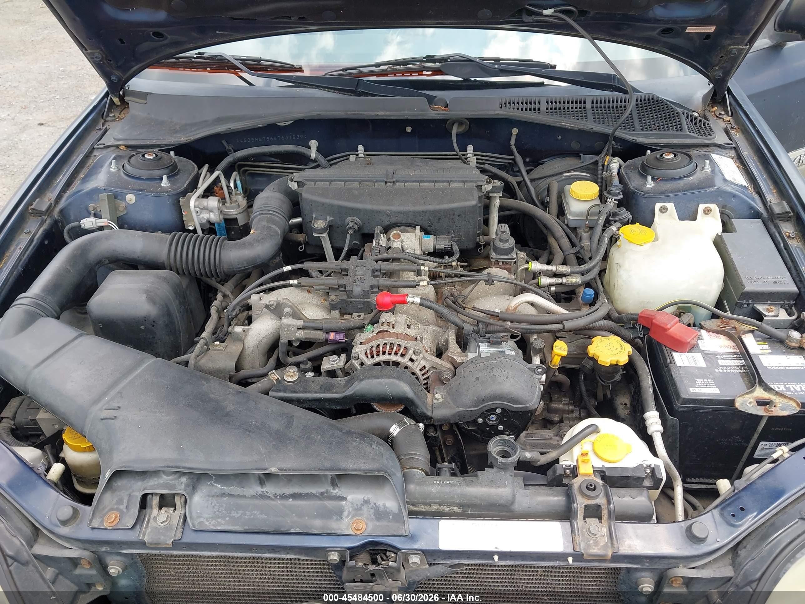 2004 Subaru Outback   Blue vin: 4S3BH675647631239