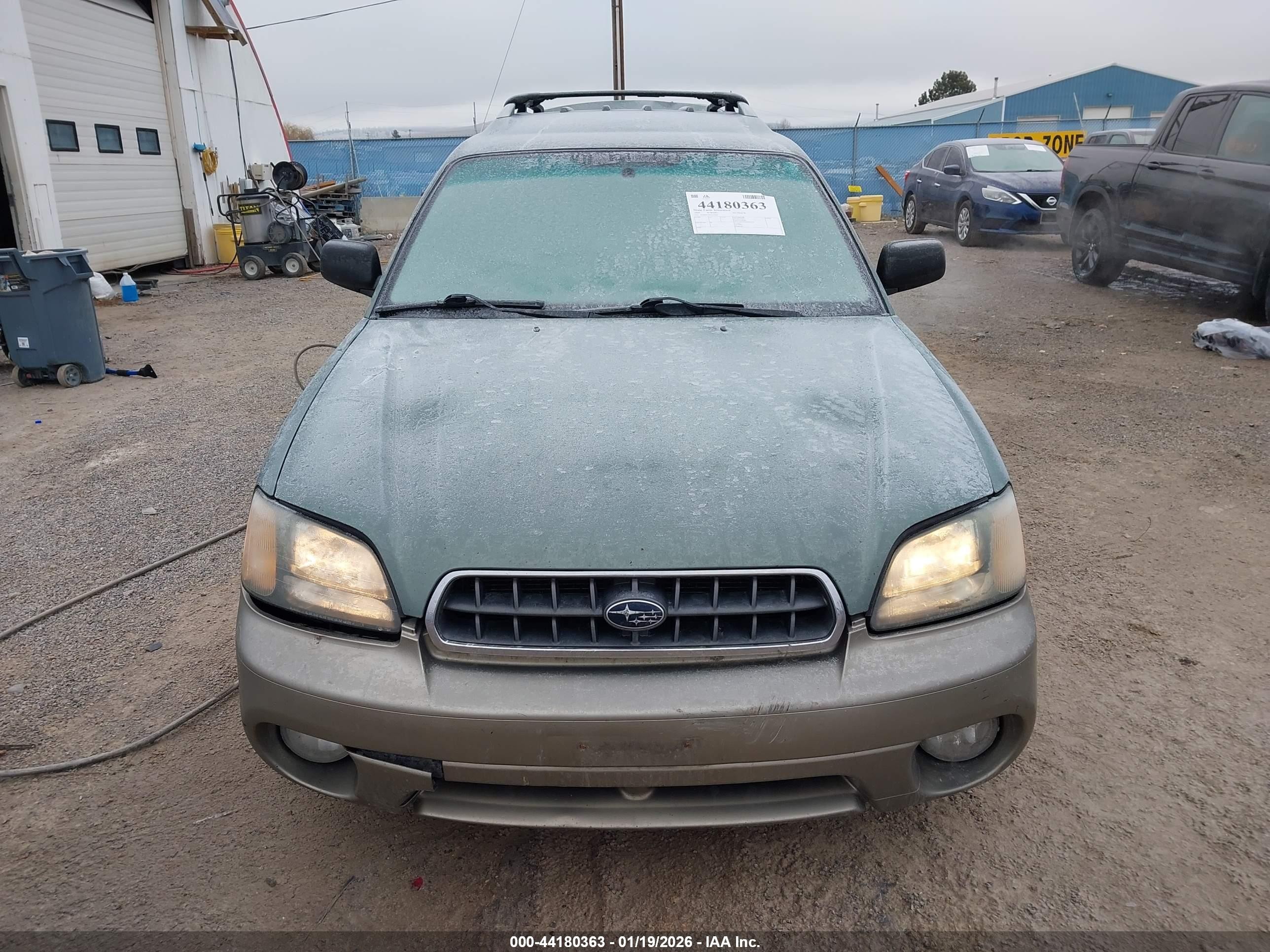 2004 Subaru Outback   Green vin: 4S3BH675647632942