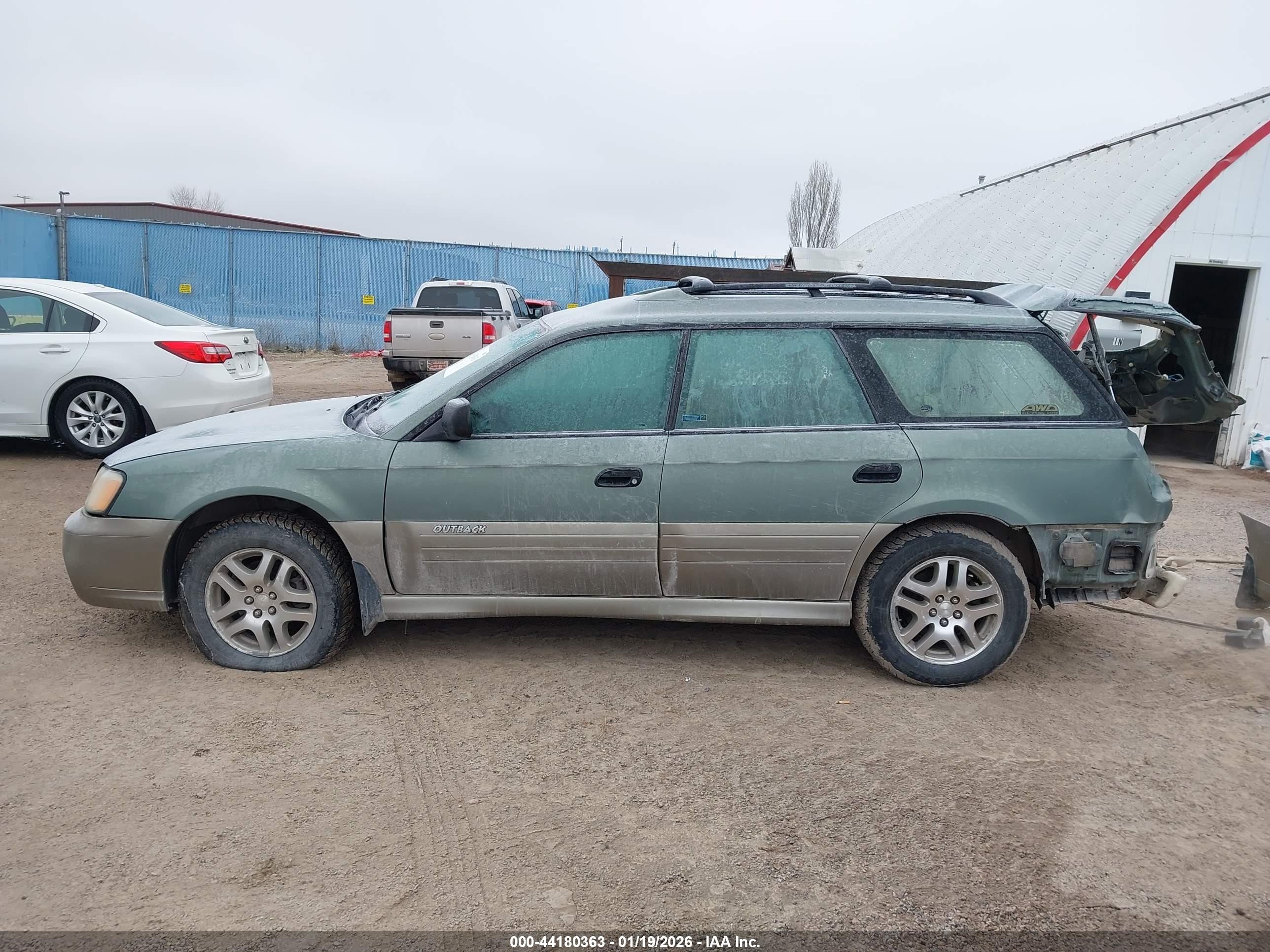 2004 Subaru Outback   Green vin: 4S3BH675647632942