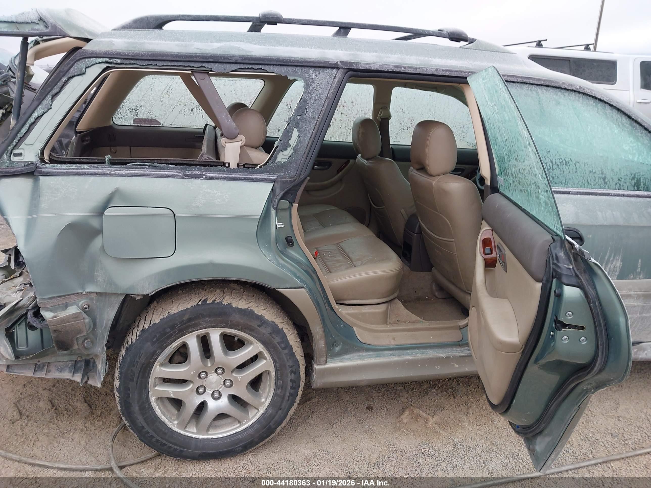 2004 Subaru Outback   Green vin: 4S3BH675647632942