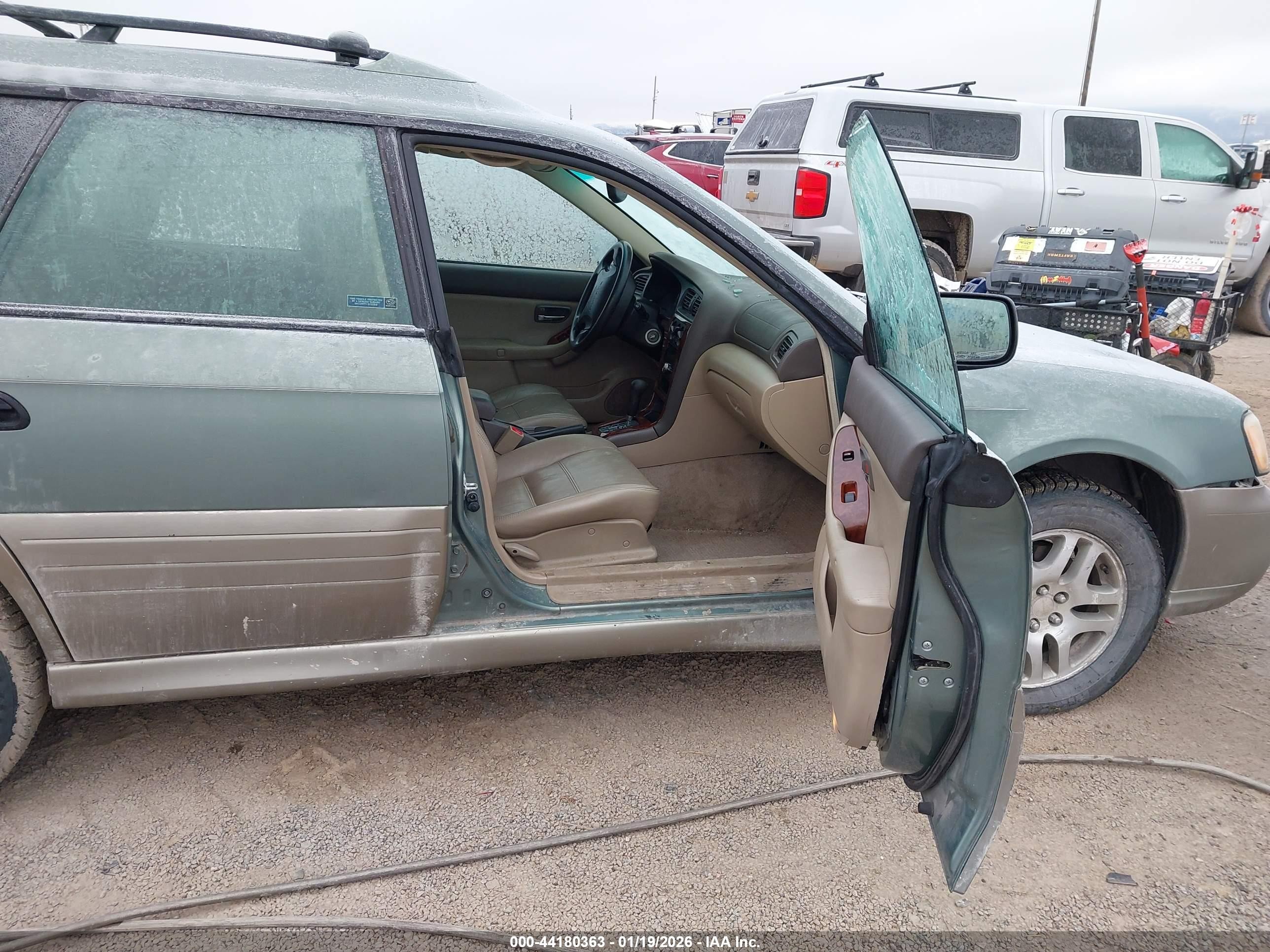 2004 Subaru Outback   Green vin: 4S3BH675647632942