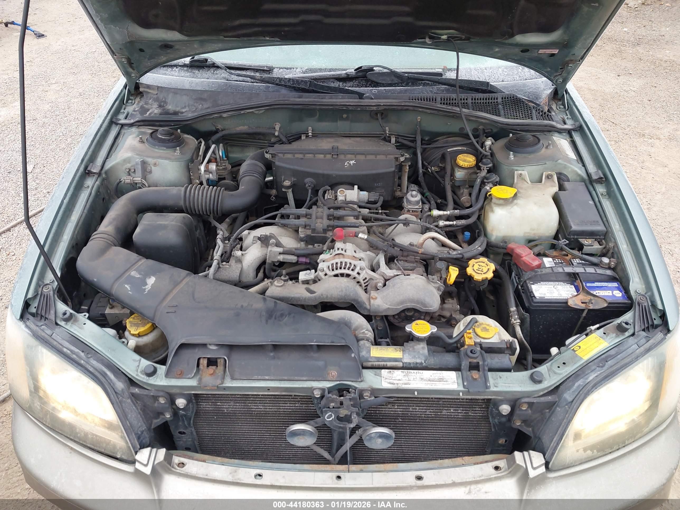 2004 Subaru Outback   Green vin: 4S3BH675647632942