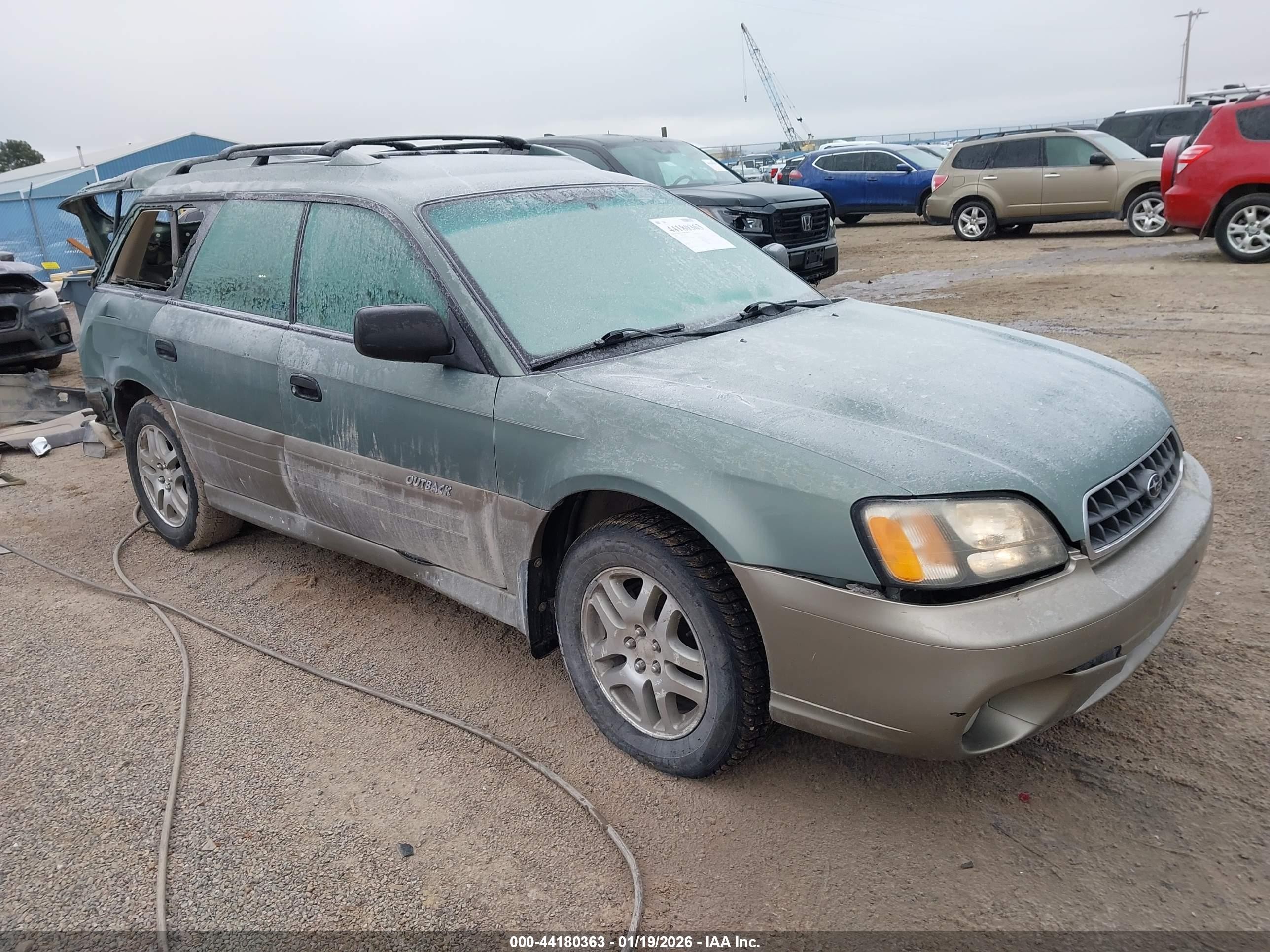 2004 Subaru Outback   Green vin: 4S3BH675647632942