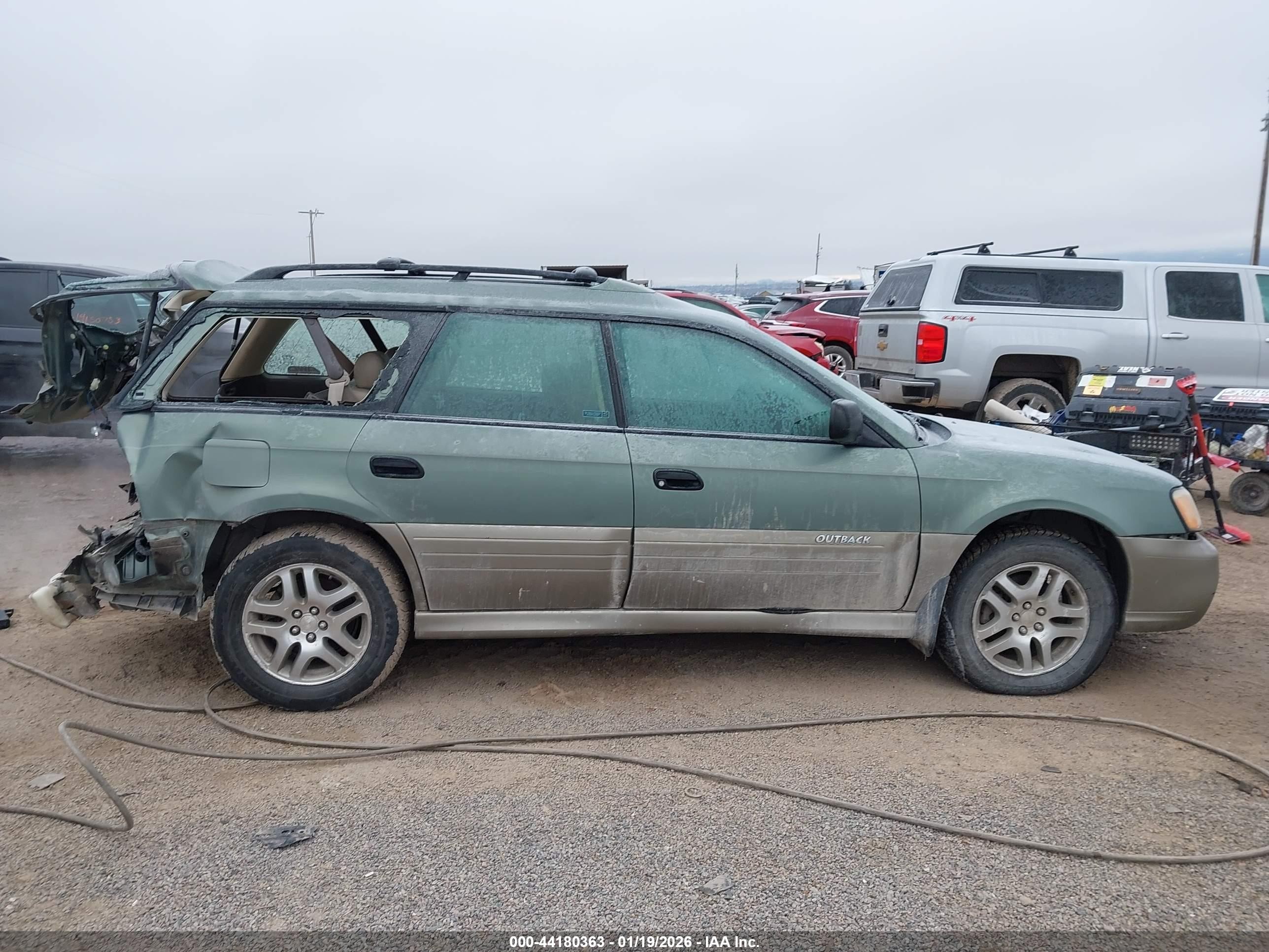 2004 Subaru Outback   Green vin: 4S3BH675647632942
