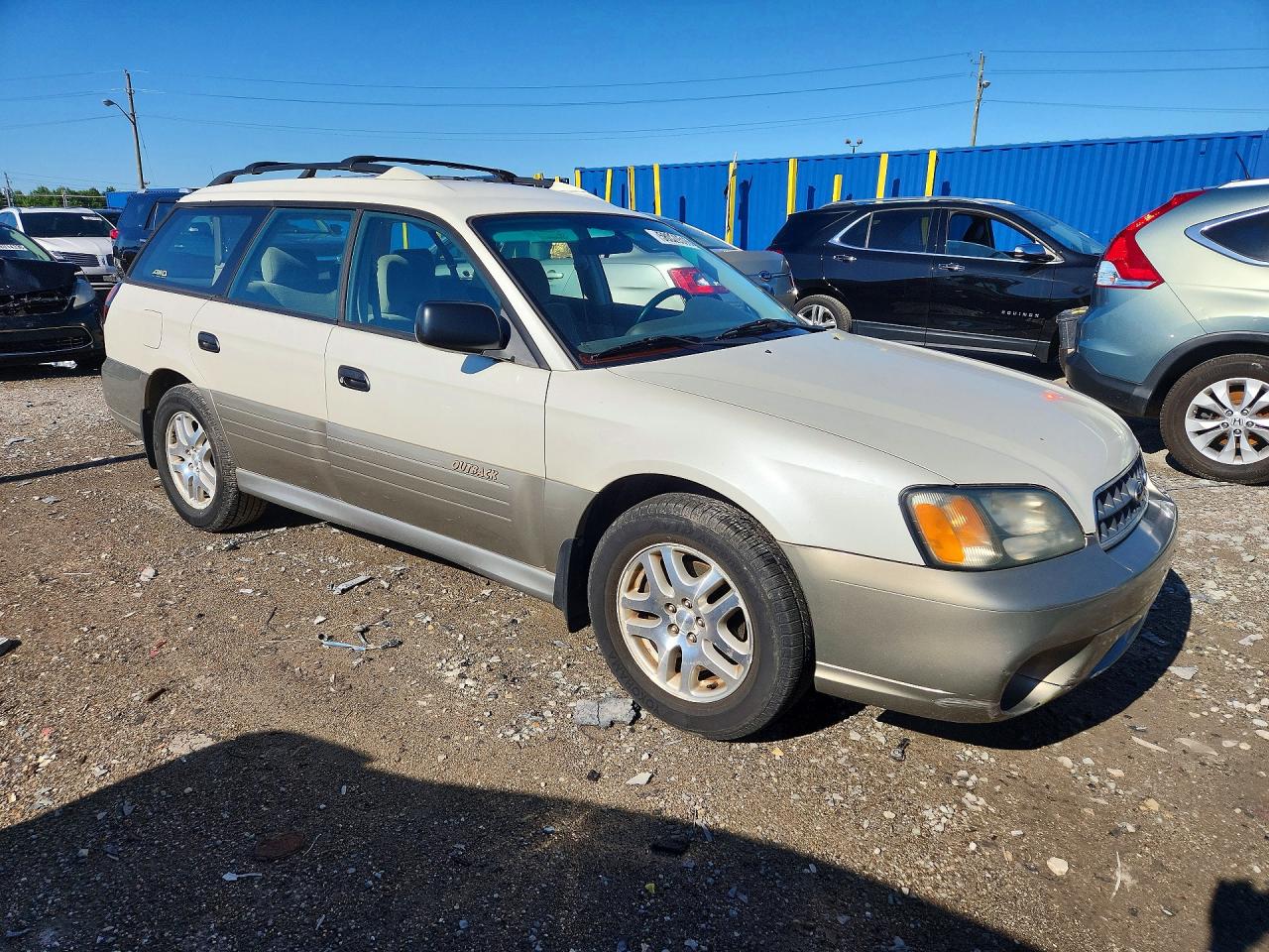 2003 Subaru Outback White vin: 4S3BH675737601388