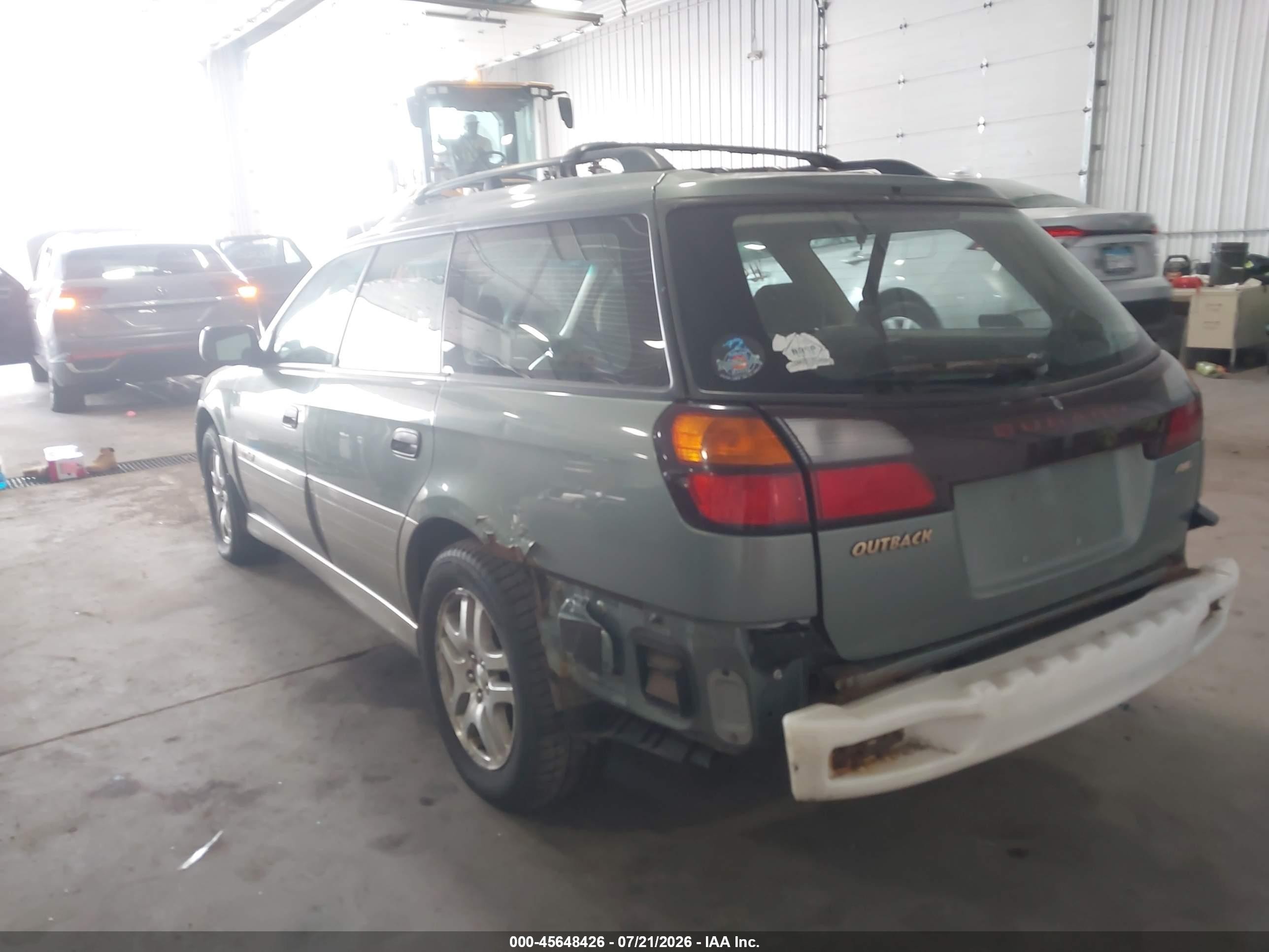2003 Subaru Outback   Gray vin: 4S3BH675737612973