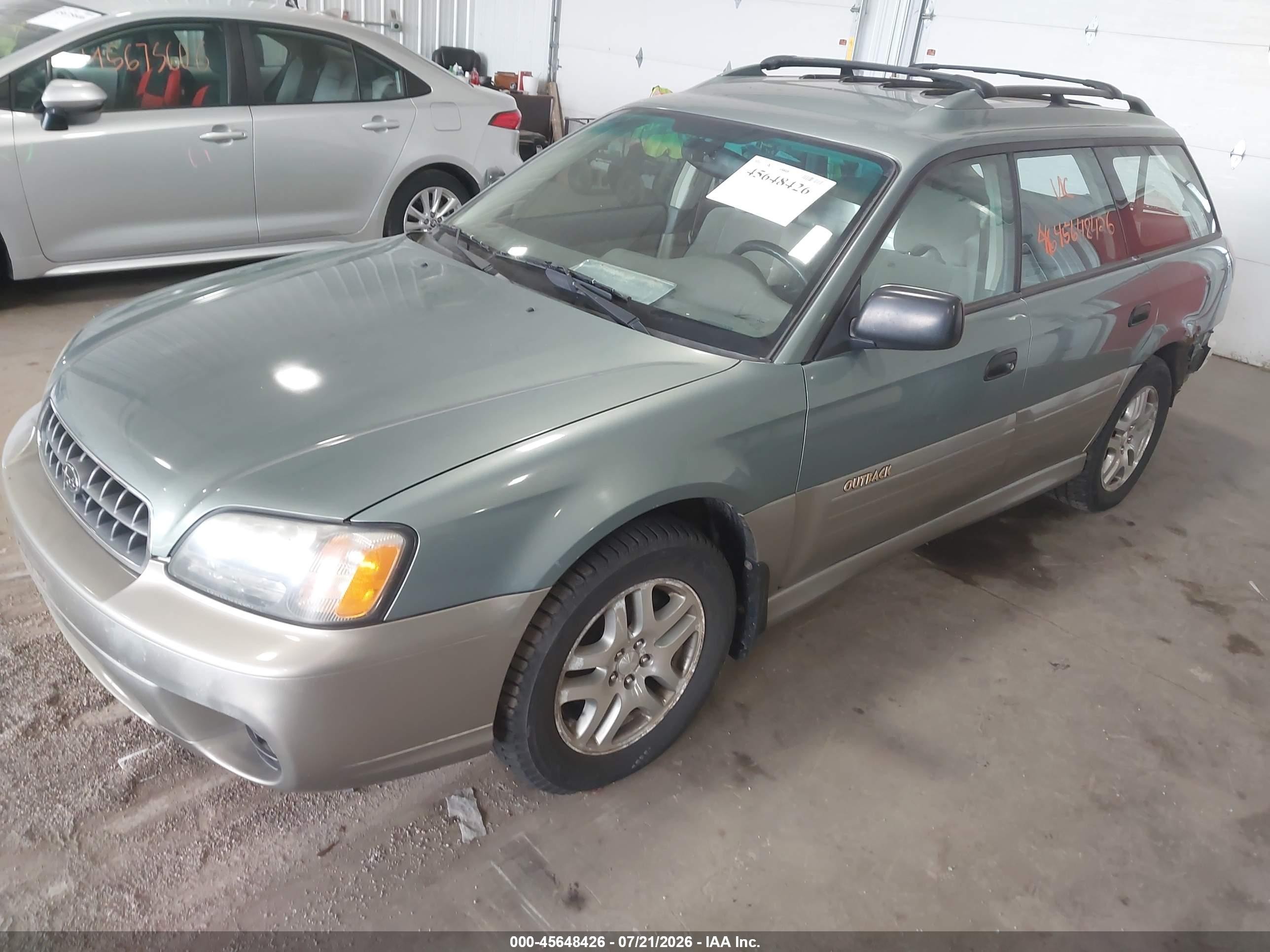2003 Subaru Outback   Gray vin: 4S3BH675737612973