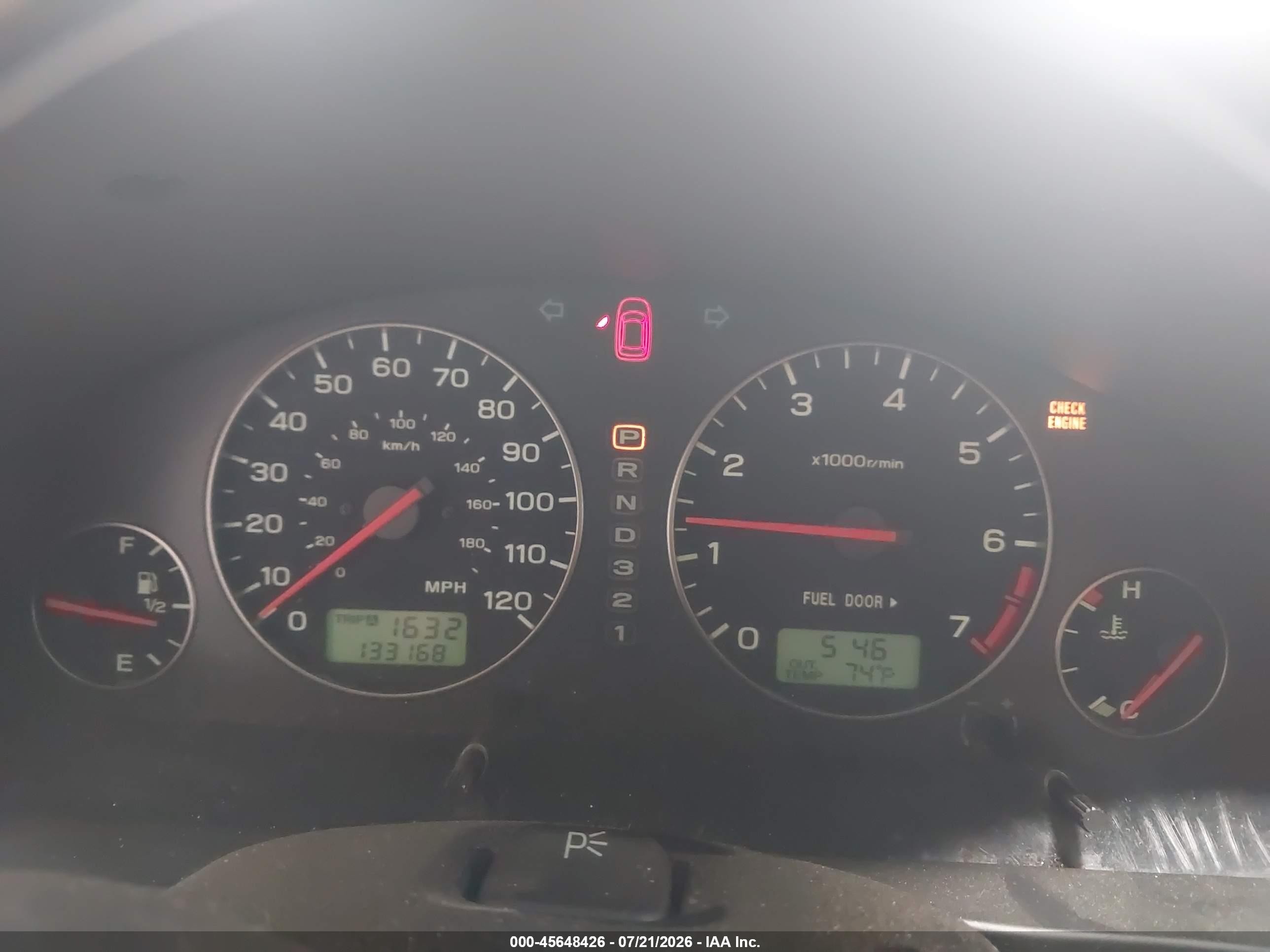 2003 Subaru Outback   Gray vin: 4S3BH675737612973
