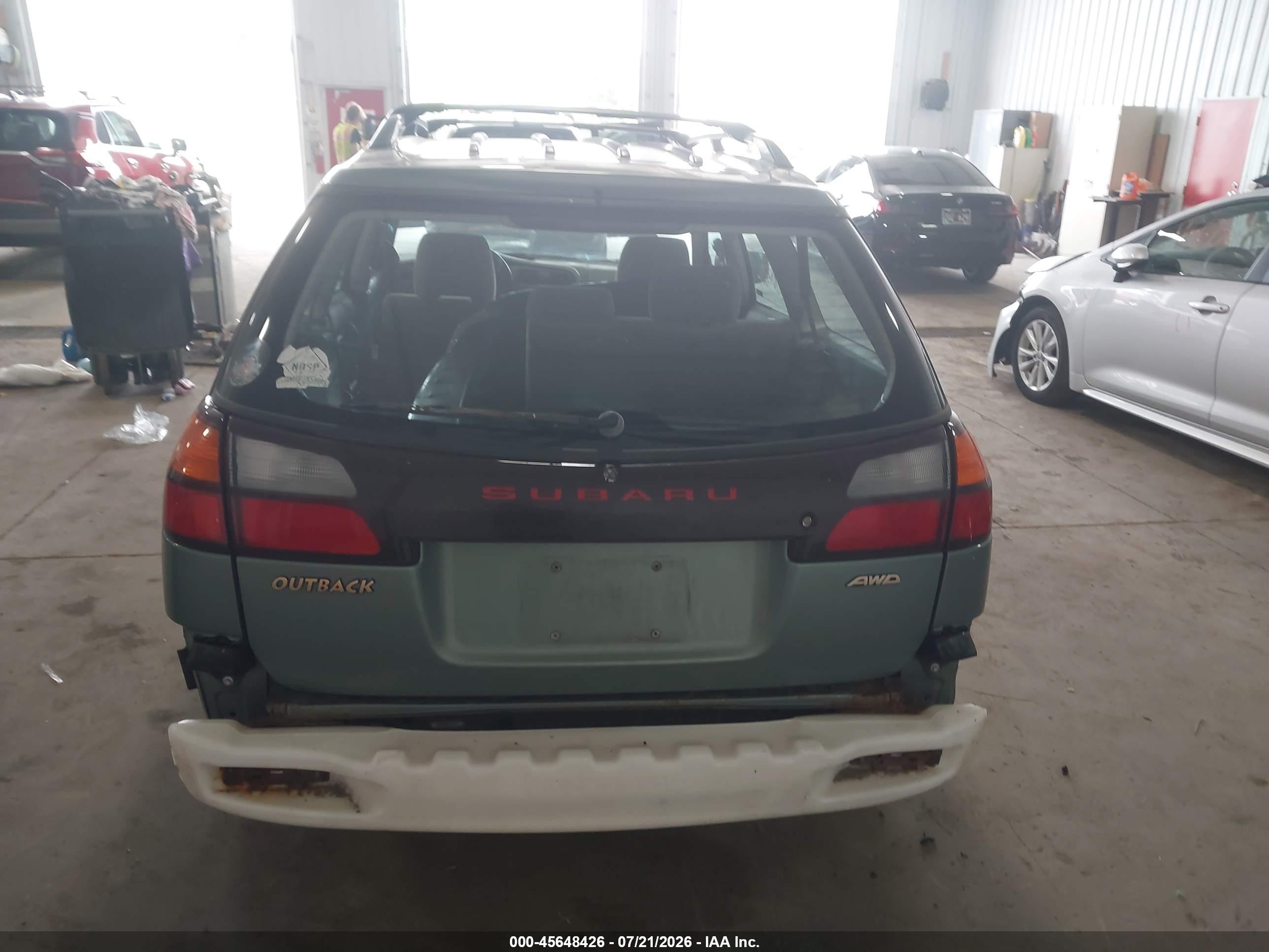 2003 Subaru Outback   Gray vin: 4S3BH675737612973