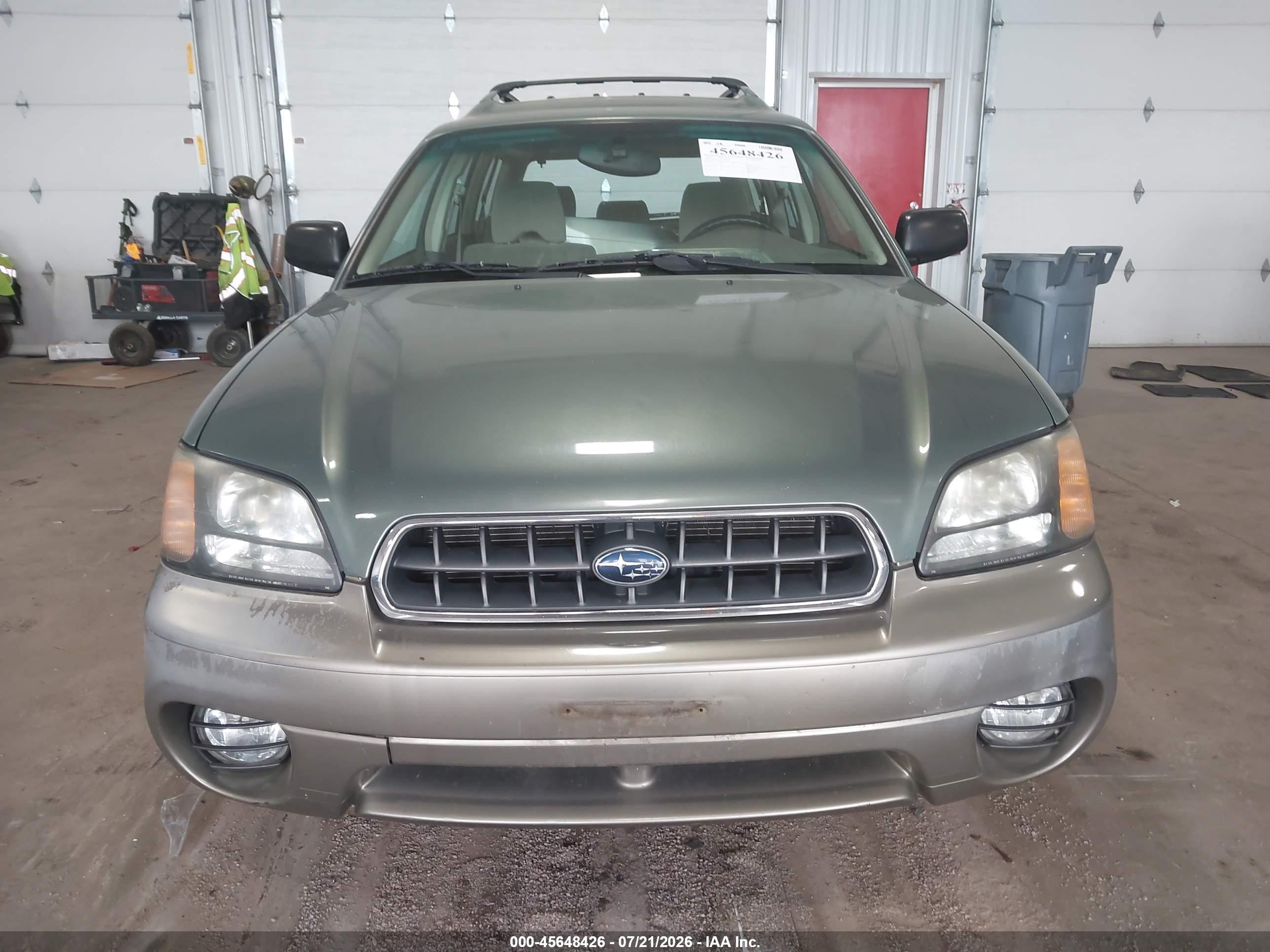 2003 Subaru Outback   Gray vin: 4S3BH675737612973