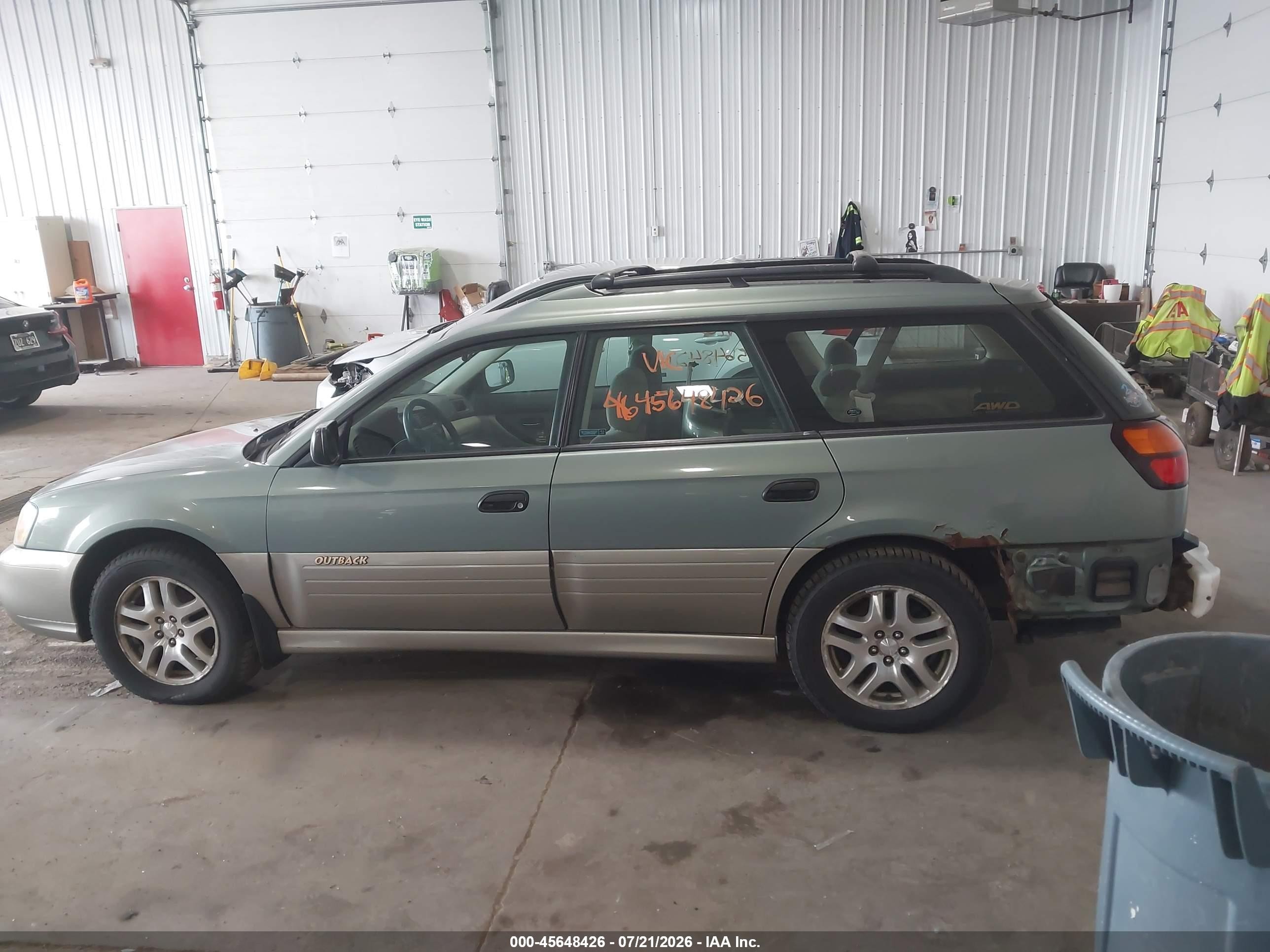 2003 Subaru Outback   Gray vin: 4S3BH675737612973