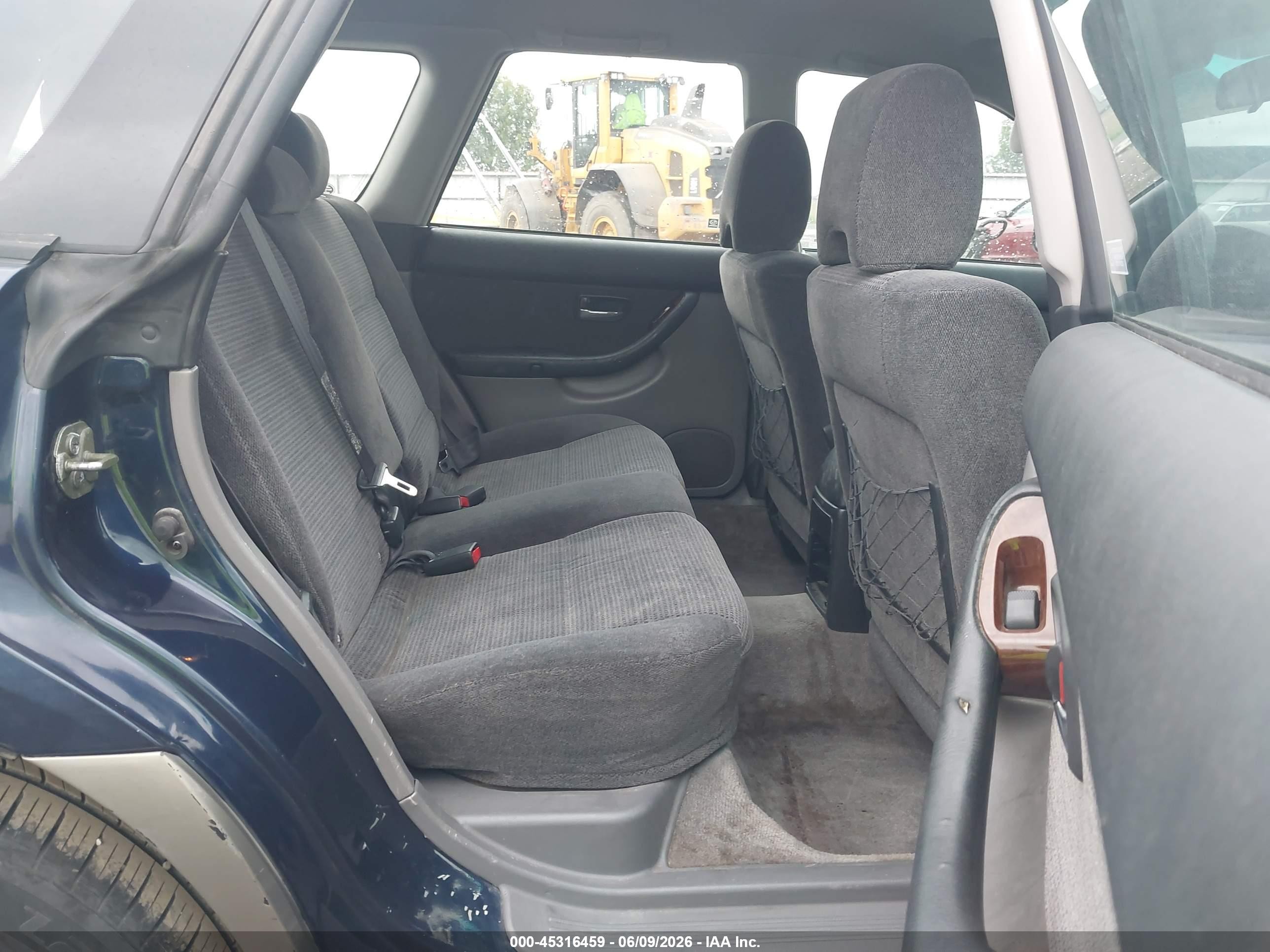 2003 Subaru Outback   Blue vin: 4S3BH675737652647